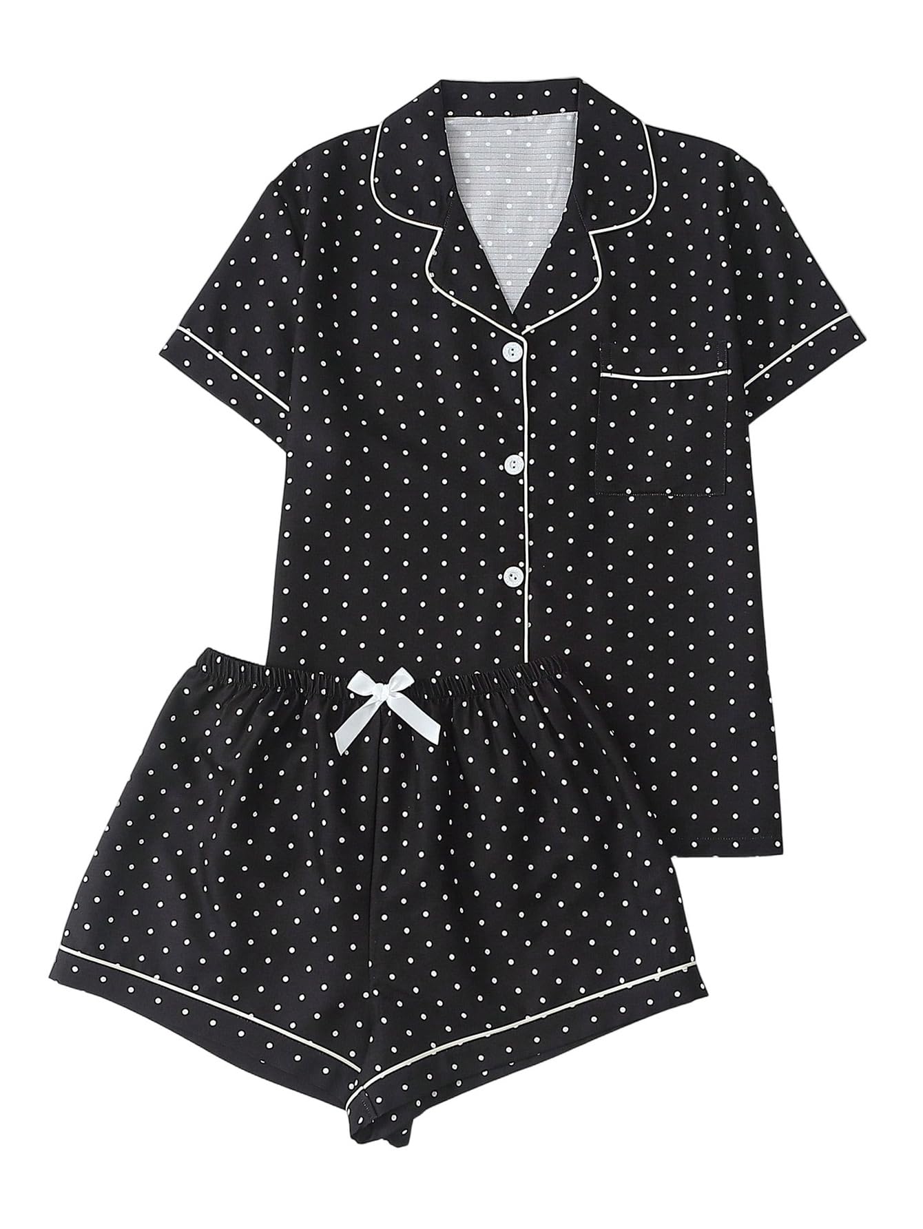Verdusa Pajamas For Women Set 2 Piece Cute Pjs Sleepwear Lounge Sets