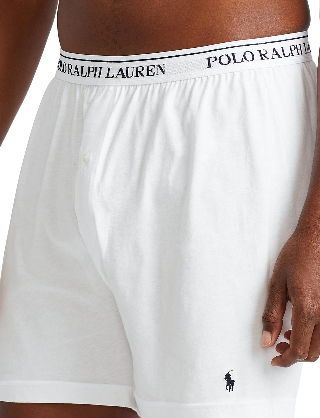 POLO RALPH LAUREN Underwear Boxers Pack, 3-Pack, Classic Fit Cotton Knit Boxer, 100% Cotton Moisture Wicking Boxers