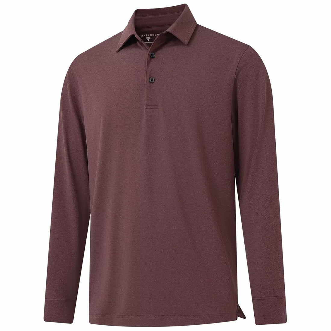 M MAELREG Golf Shirts for Men Dry Fit Performance Lightweight Heather Contrast Collar Mens Polo Shirts Short and Long Sleeve