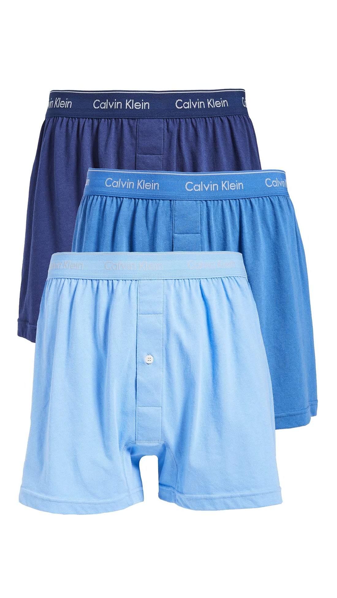 Calvin Klein Men's Cotton Classics 3-Pack Knit Boxer