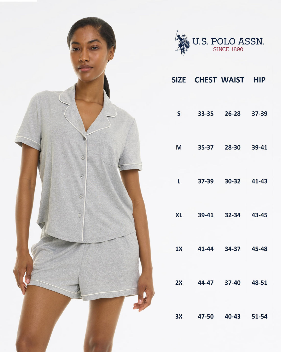 U.S. POLO ASSN. Summer Pajamas for Women Set