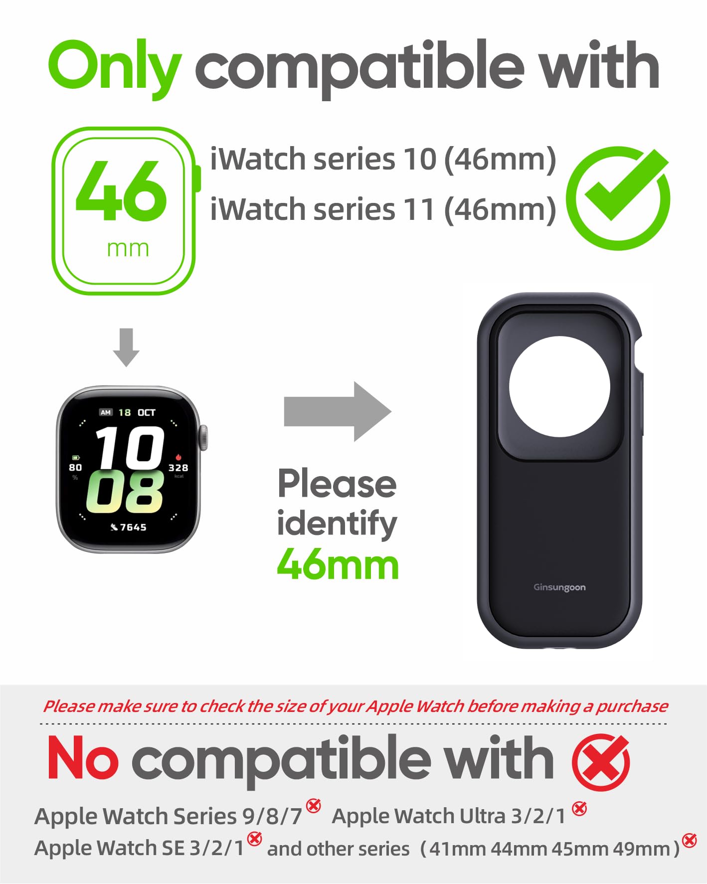 Compatible with Apple Watch Case Ultra 3/Ultra 2/Ultra 49mm- Turn Your Apple Watch into a Smartphone Replacement & Reduce Mobile Phone Dependency (iWatch Not Included)