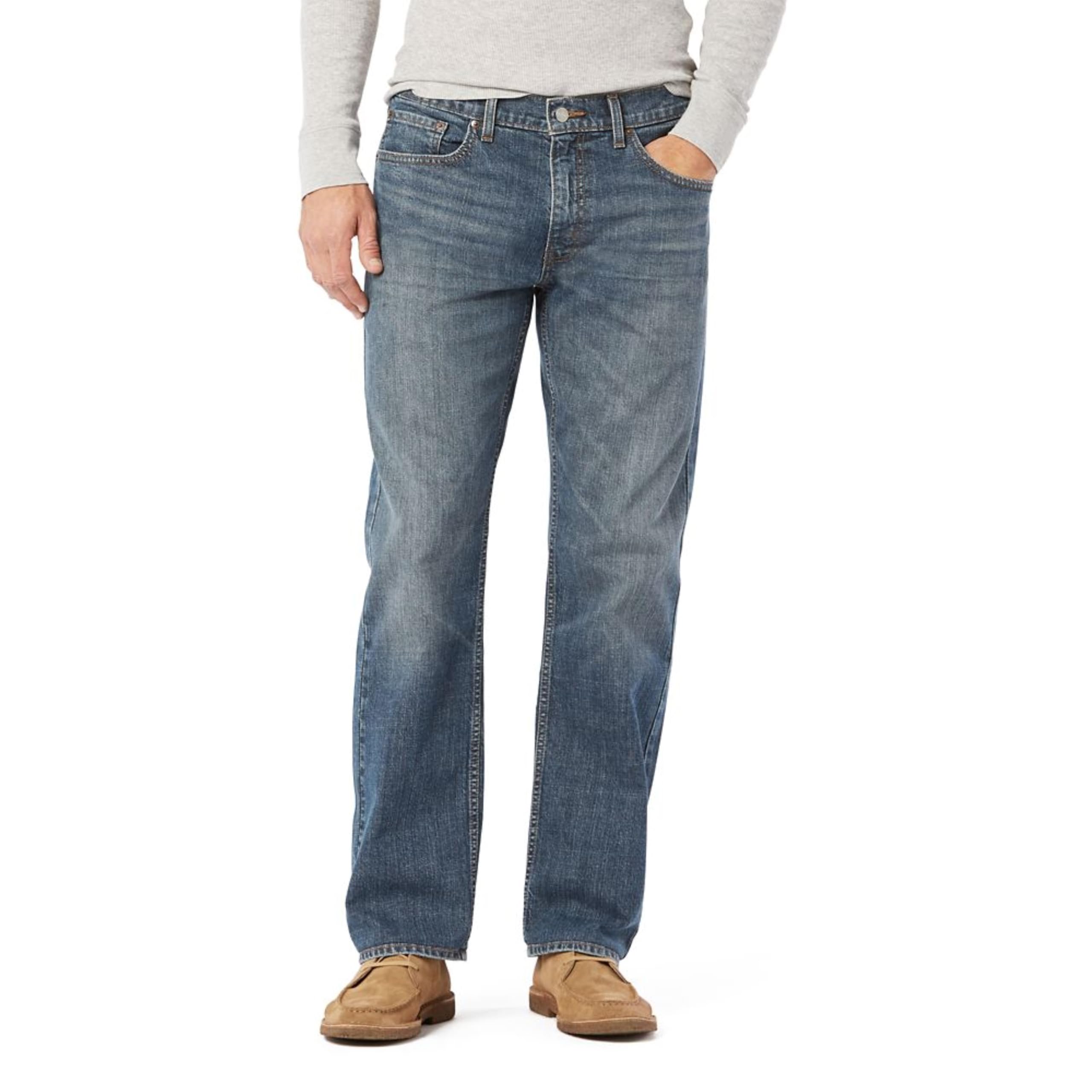 Levi Strauss Signature Gold Mens Relaxed Fit Flex Jeans (Available in Big & Tall)