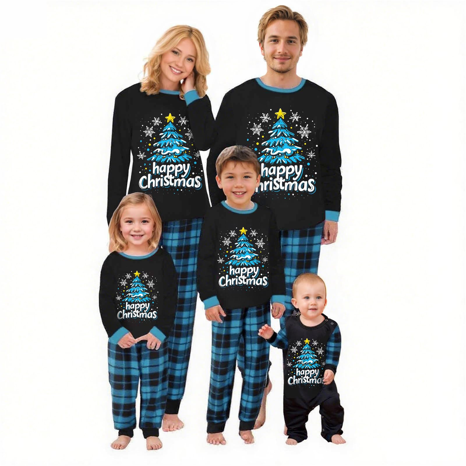 Family Christmas Pajamas Matching Sets Xmas Pjs