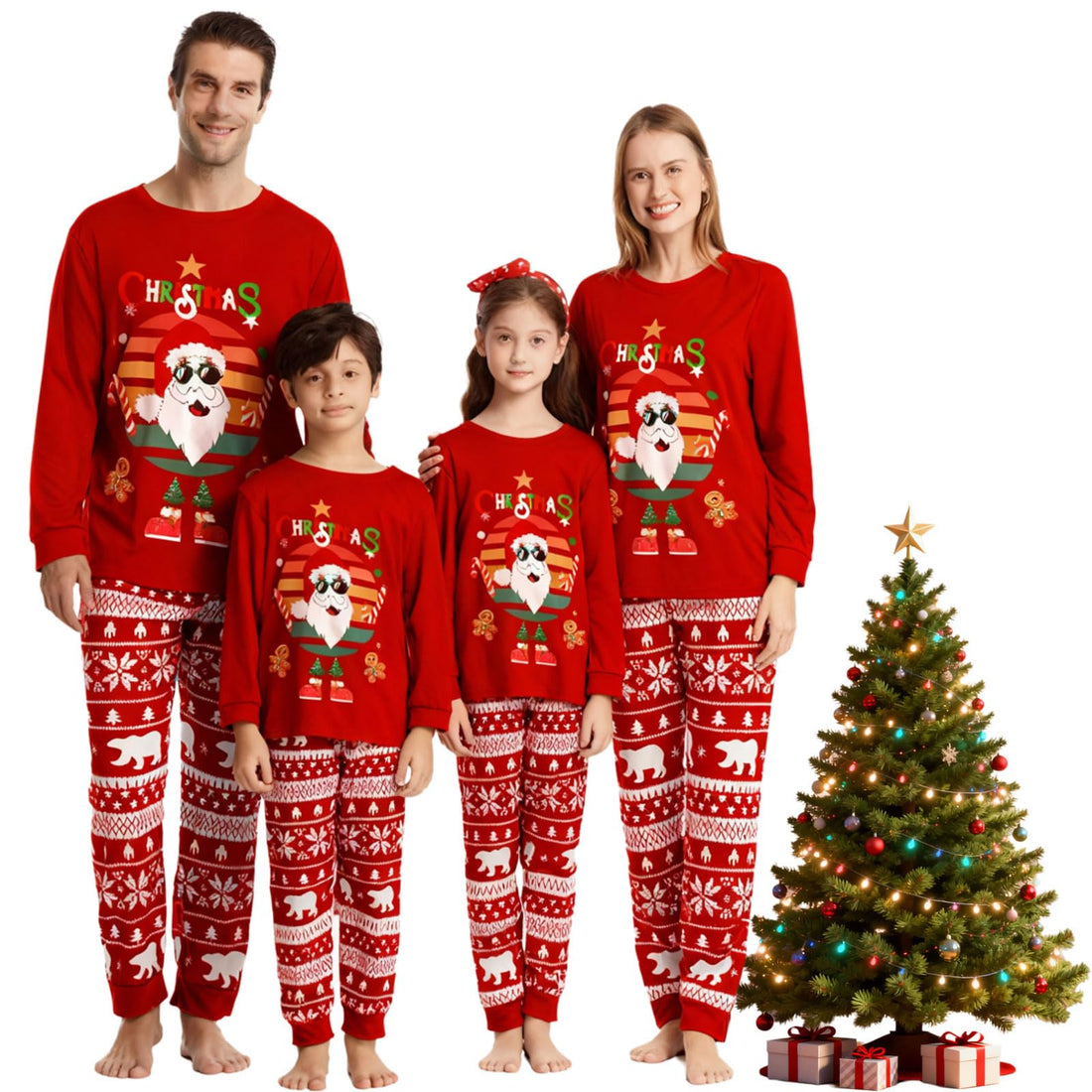 Matching Christmas Pjs For Family Christmas Family Set Family Christmas Matching Sets Family Sleepwear Pajamas