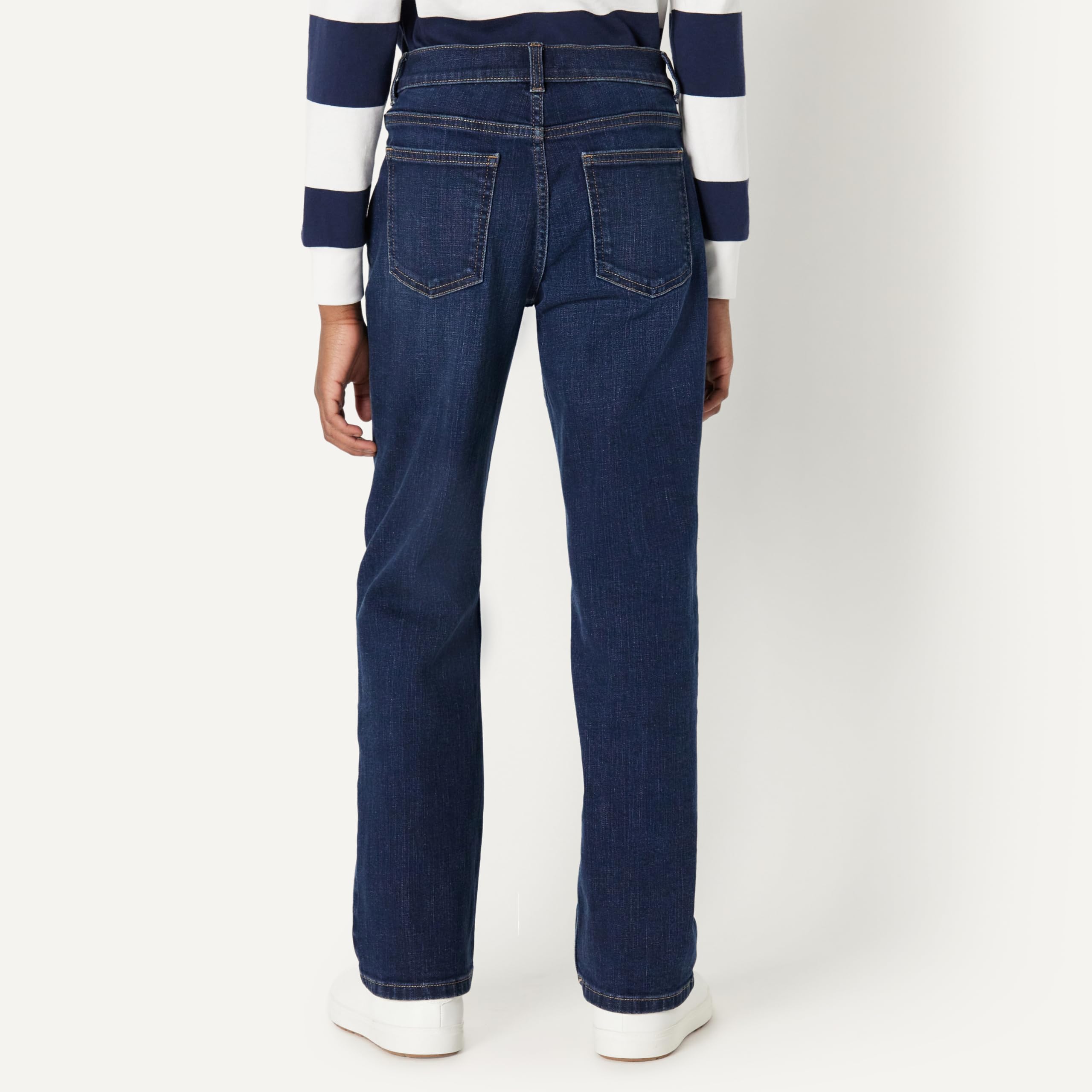 Amazon Essentials Boys' Medium Stretch Regular-Fit Bootcut Jeans