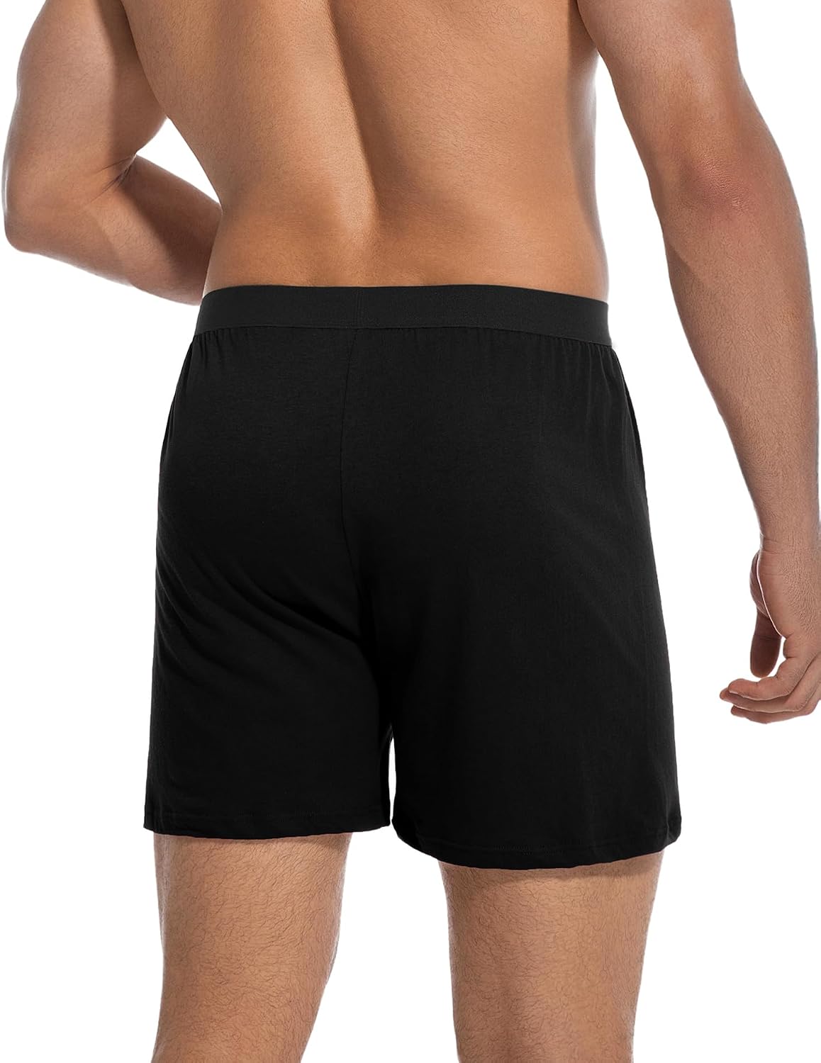 INNERSY Men's Boxer Shorts Loose Fit Soft Cotton Boxers for Men 4 Pack