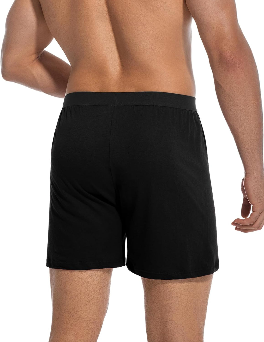 INNERSY Men's Boxer Shorts Loose Fit Soft Cotton Boxers for Men 4 Pack