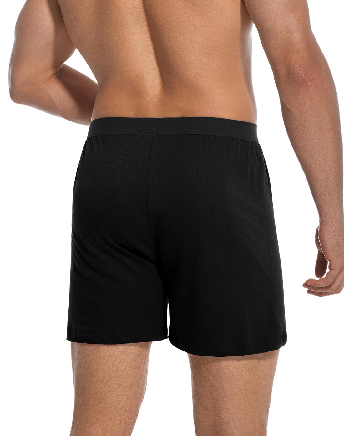 INNERSY Men's Boxer Shorts Loose Fit Soft Cotton Boxers for Men 4 Pack