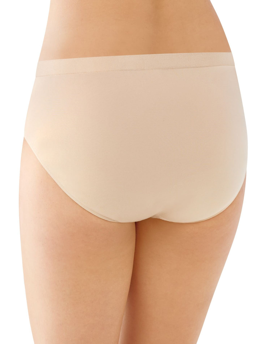Bali Women's Comfort Revolution Seamless Brief Underwear, Microfiber Stretch Panty, 3-pack