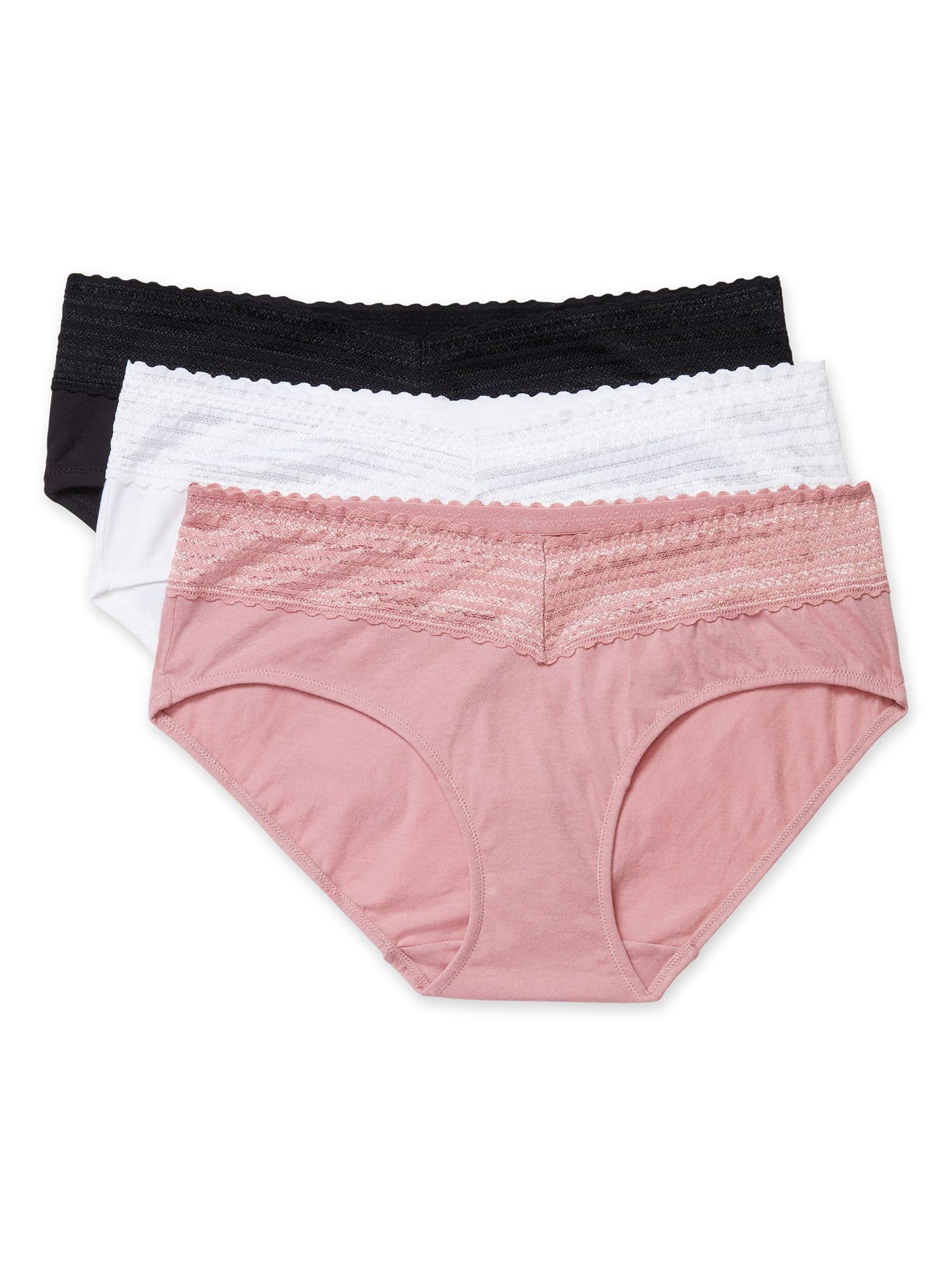 Warner's womens Blissful Benefits No Muffin 3 Pack Hipster Panties