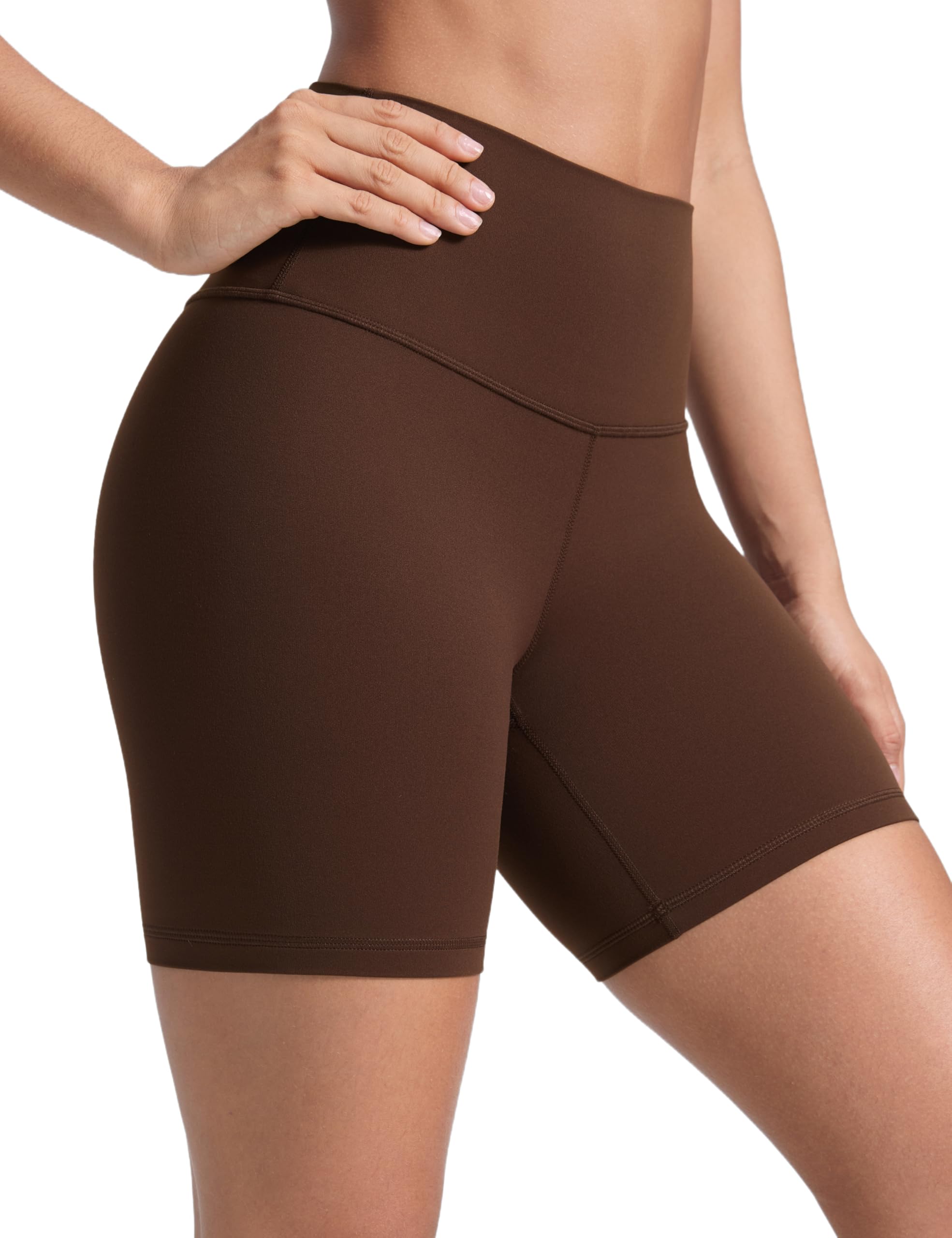 CRZ YOGA Butterluxe Biker Shorts 6" | Extremely Soft, Gentle Compression, Yoga, High Waisted, for Women