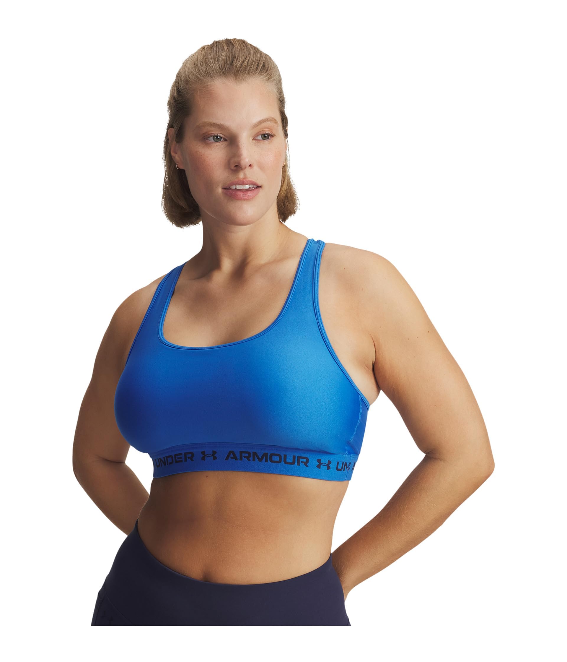 Under Armour Women's Crossback Mid Impact Sports Bra