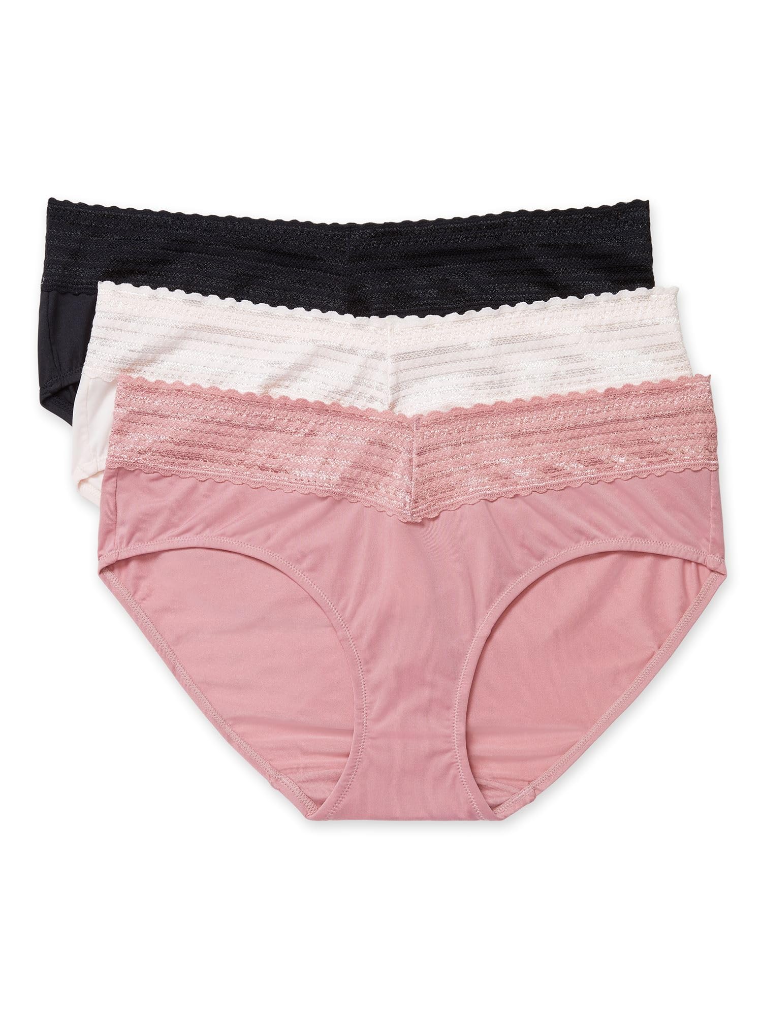 Warner's womens Blissful Benefits No Muffin 3 Pack Hipster Panties