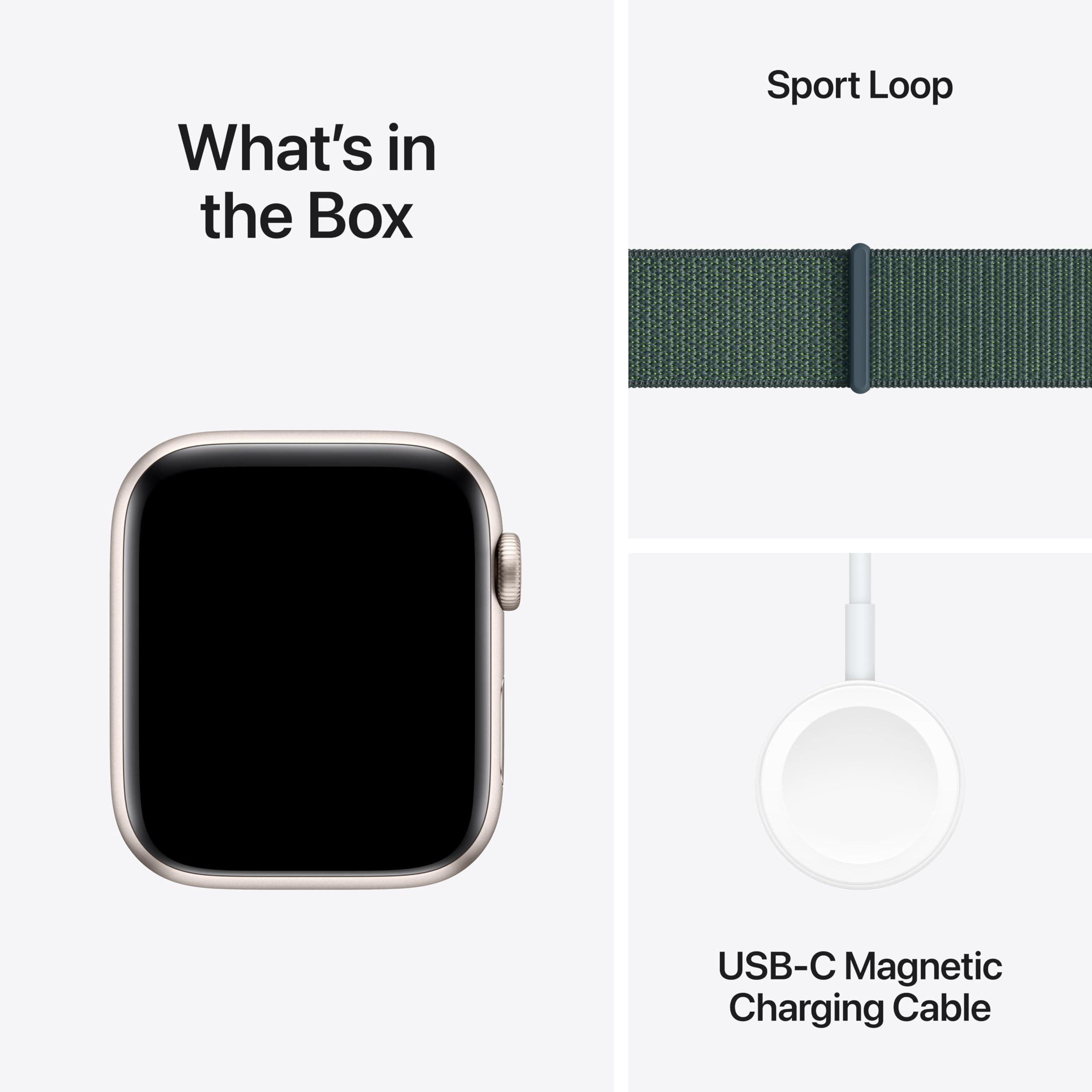 Apple Watch SE (2nd Gen) [GPS 40mm] Smartwatch with Starlight Aluminum Case with Starlight Sport Band S/M. Fitness and Sleep Trackers, Crash Detection, Heart Rate Monitor, Retina Display