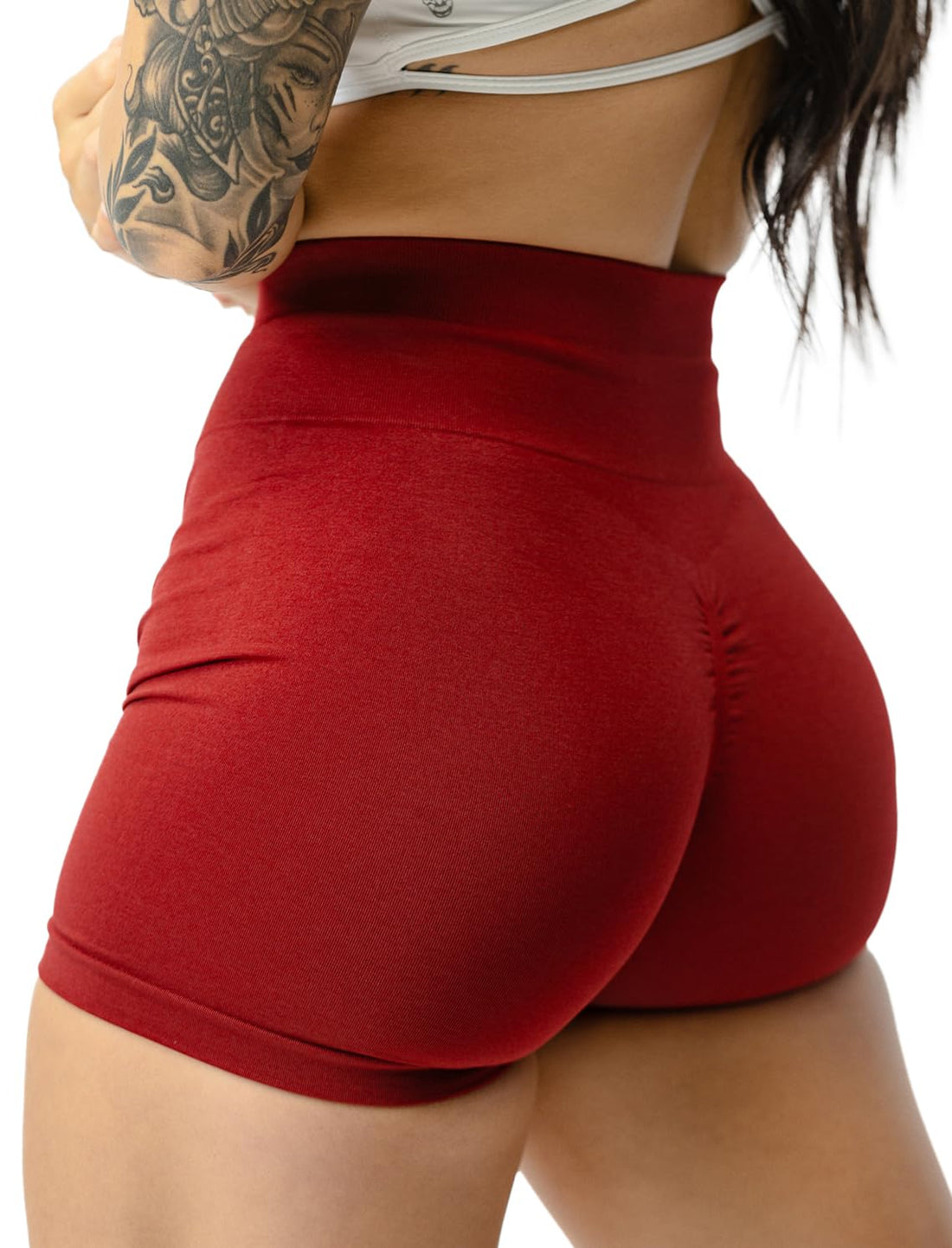 Gymreapers Infinity Seamless Workout Shorts High Waist Biker Shorts for Women Athletic Gym Running Pilates Yoga Sport Short