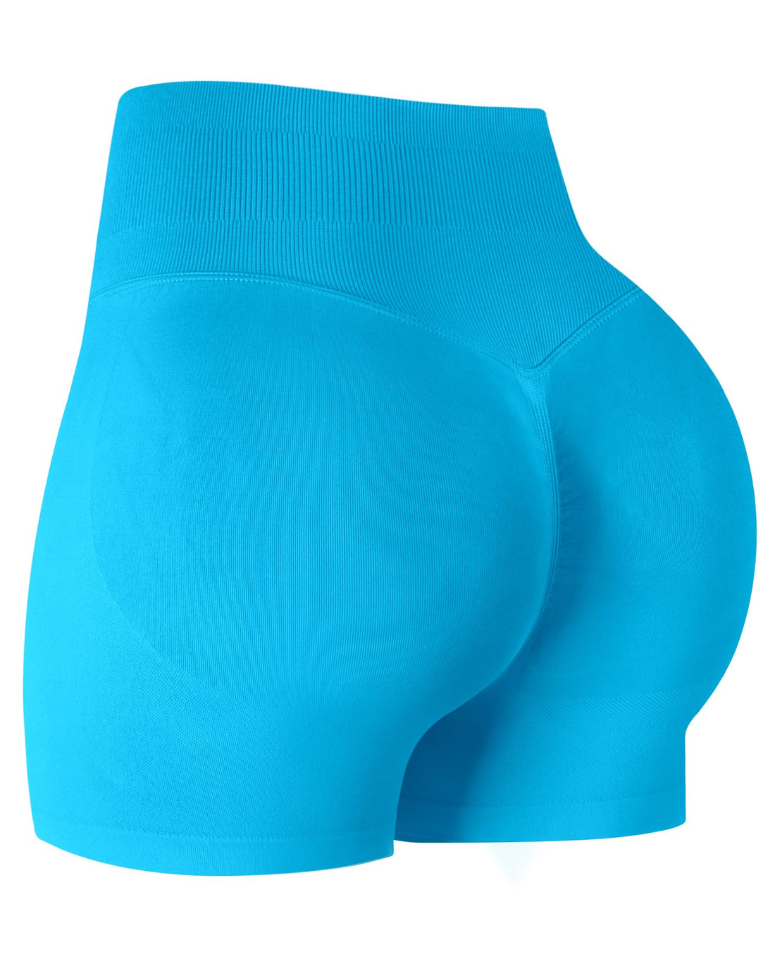 ATHVOTAR Workout Gym Shorts Women, High Waisted Seamless Butt Lifting Scrunch Butt Sports Shorts