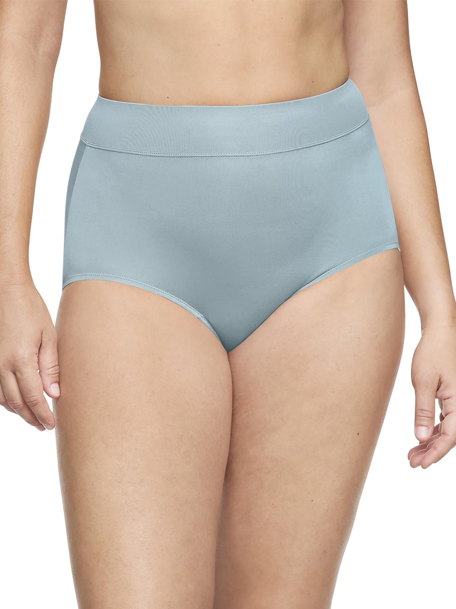 Warner's Women's No Pinching No Problems Hi Cut Brief Panty