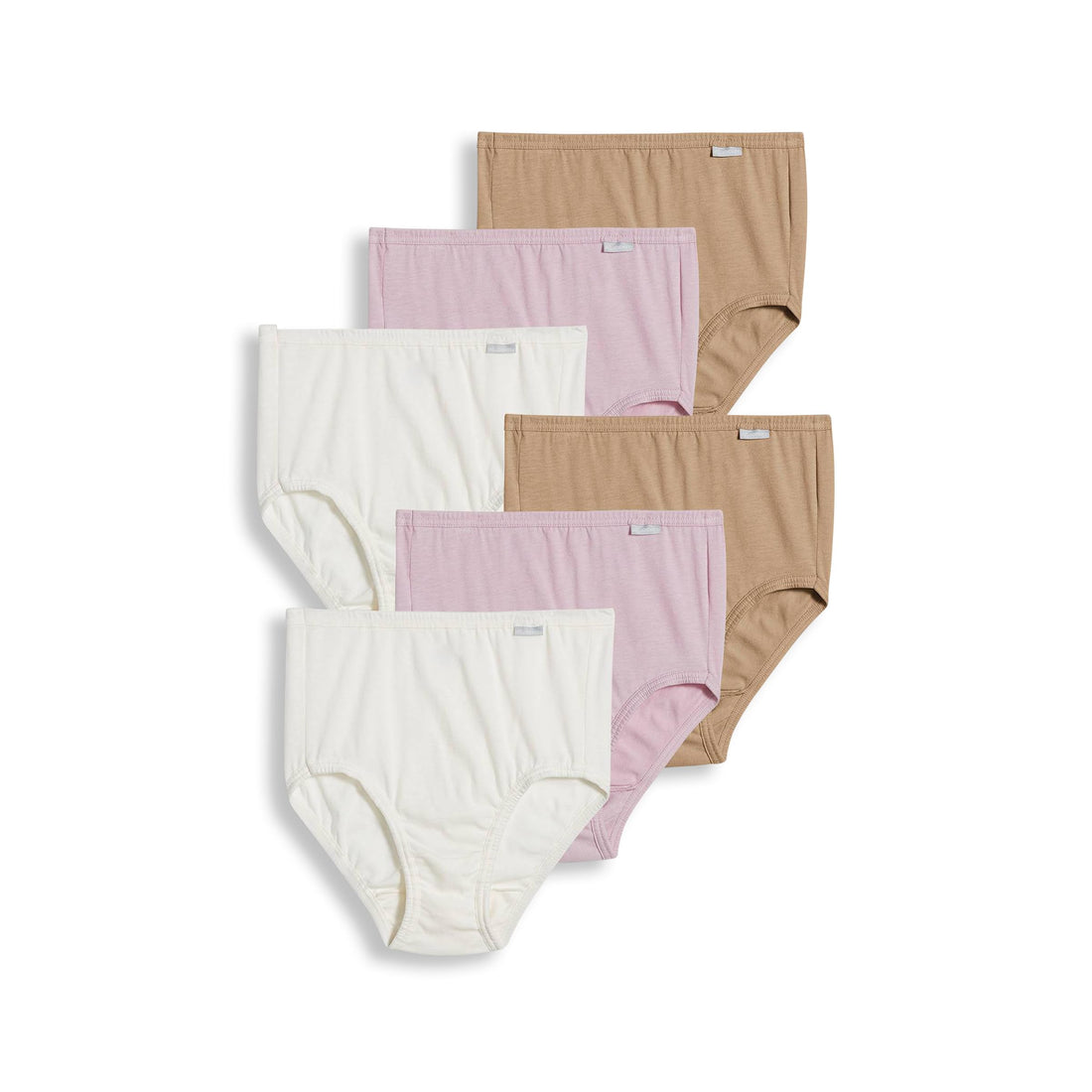 Jockey Women's Underwear 100% Cotton Elance Brief - 6 Pack