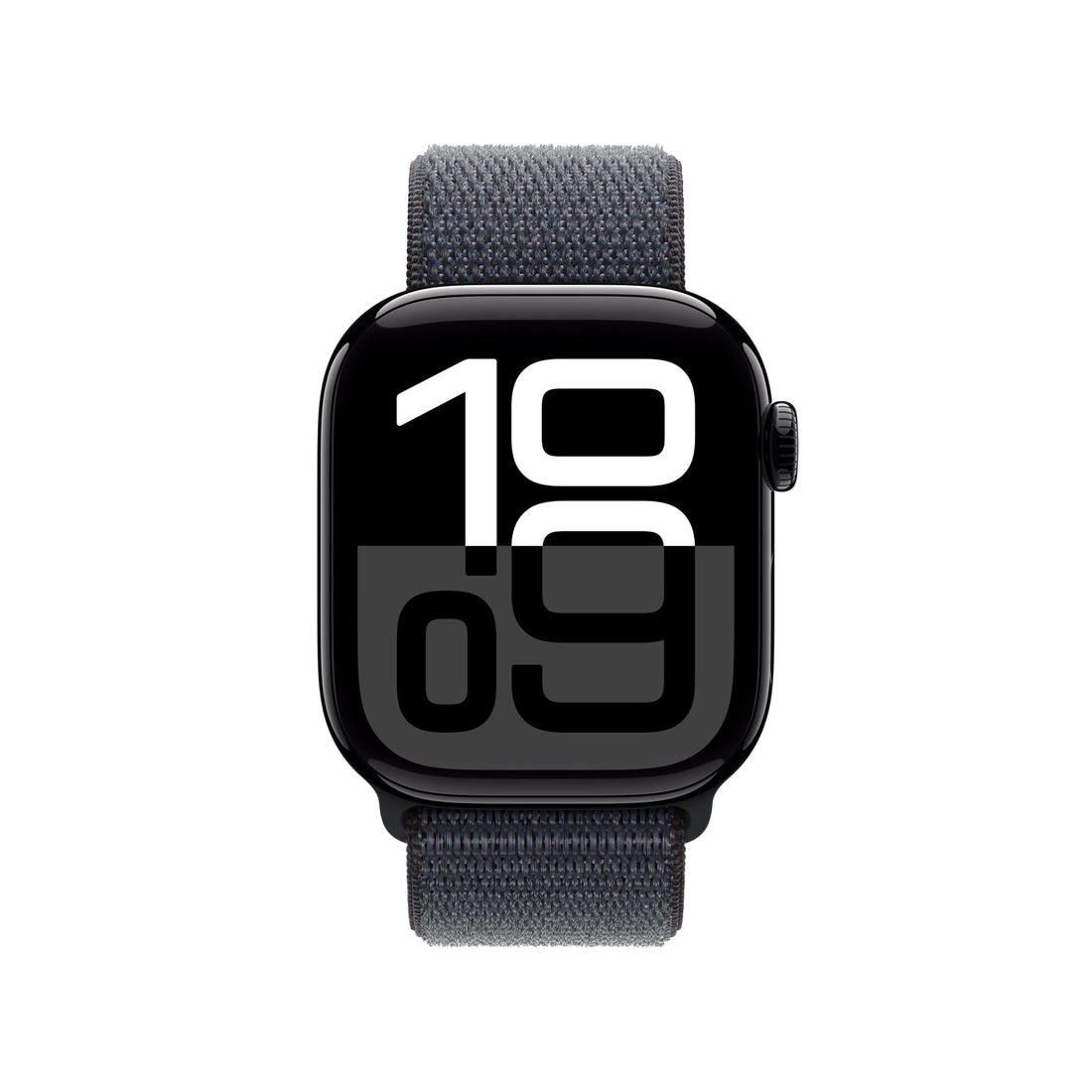 Apple Watch Series 10 [GPS 42mm case] Smartwatch with Silver Aluminum Case with Blue Cloud Sport Loop. Fitness Tracker, ECG App, Always-On Retina Display, Carbon Neutral