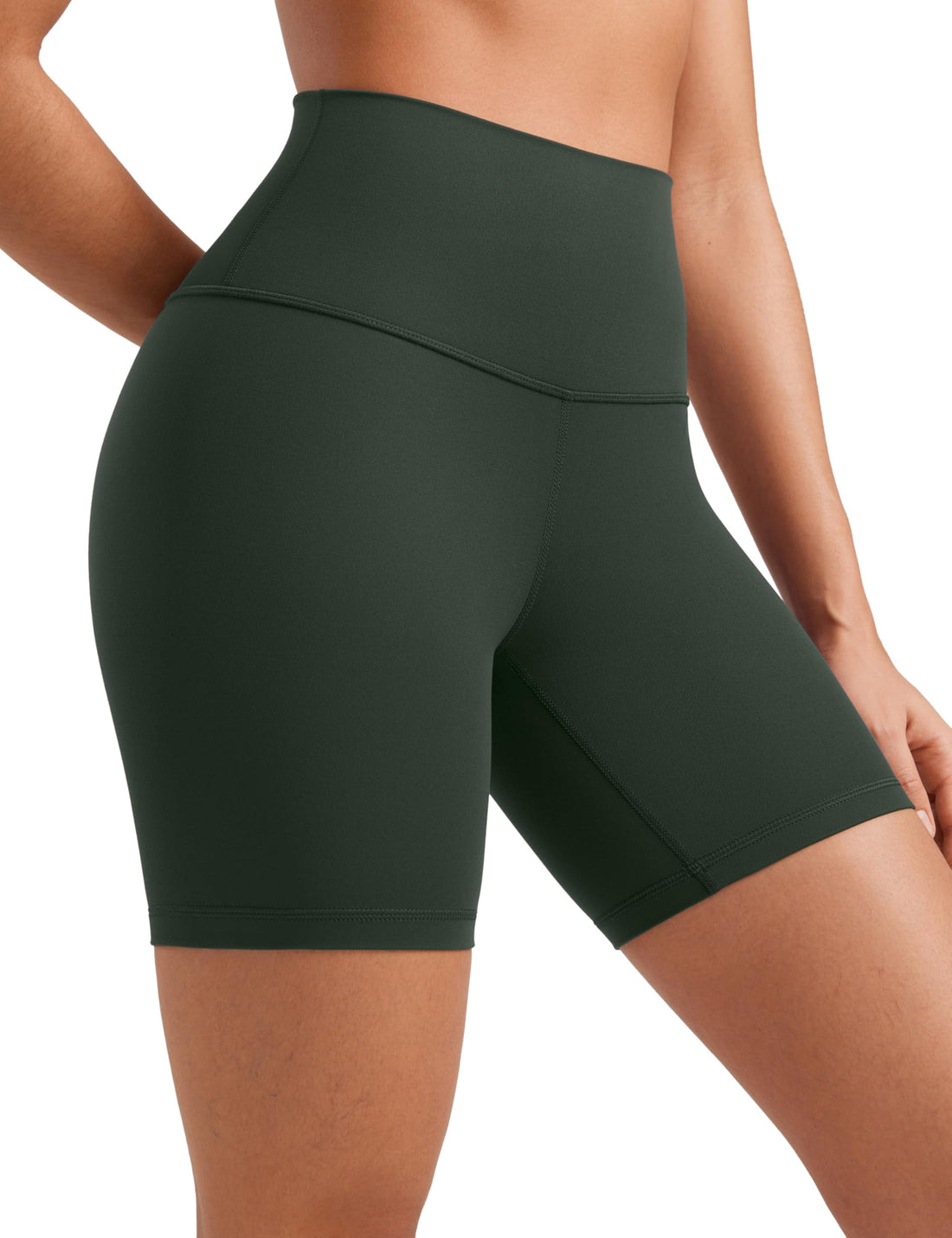 CRZ YOGA Butterluxe Biker Shorts 6" | Extremely Soft, Gentle Compression, Yoga, High Waisted, for Women