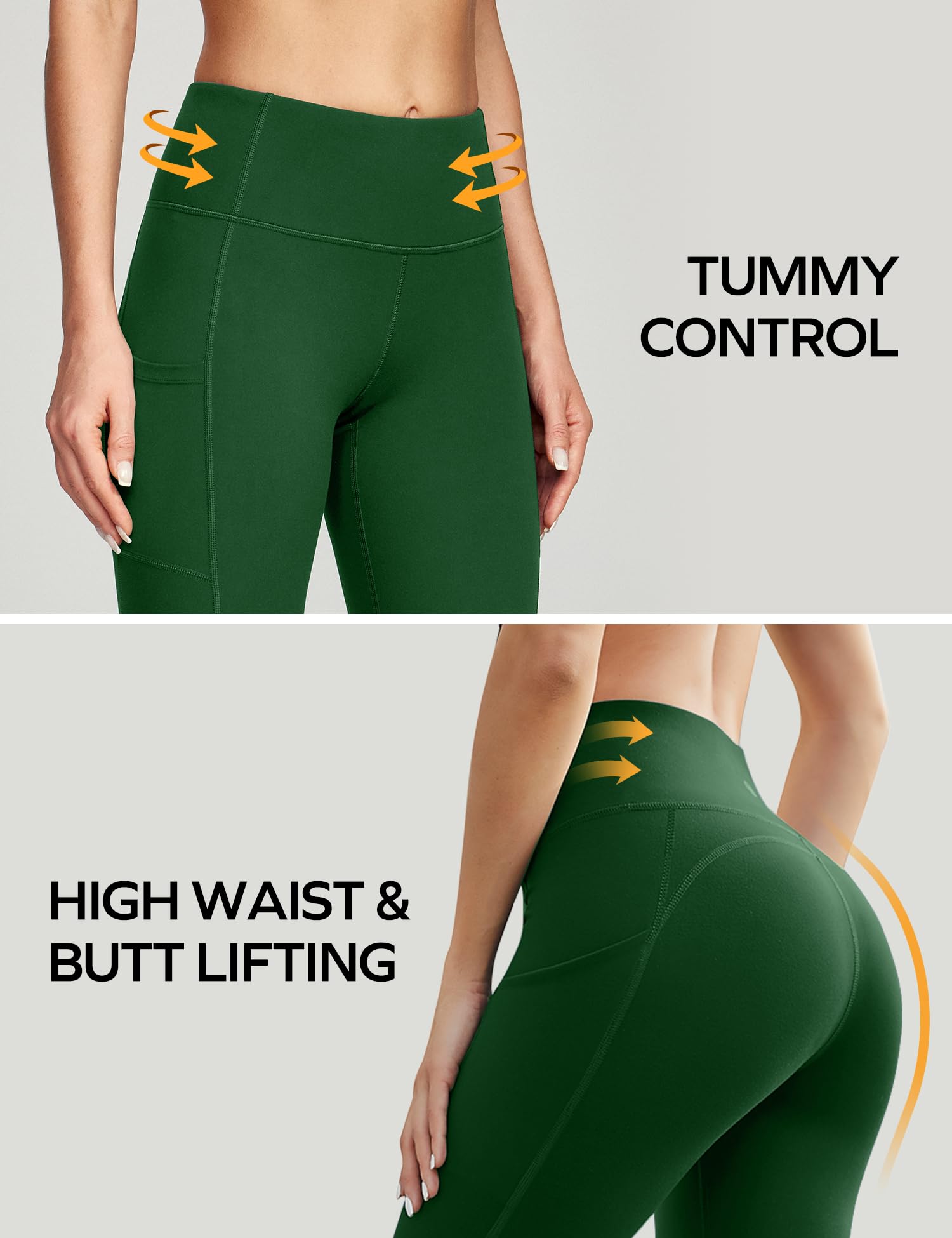 Ewedoos Women's Yoga Pants with Pockets Leggings for Women Tummy Control Workout Leggings for Women Compression Leggings