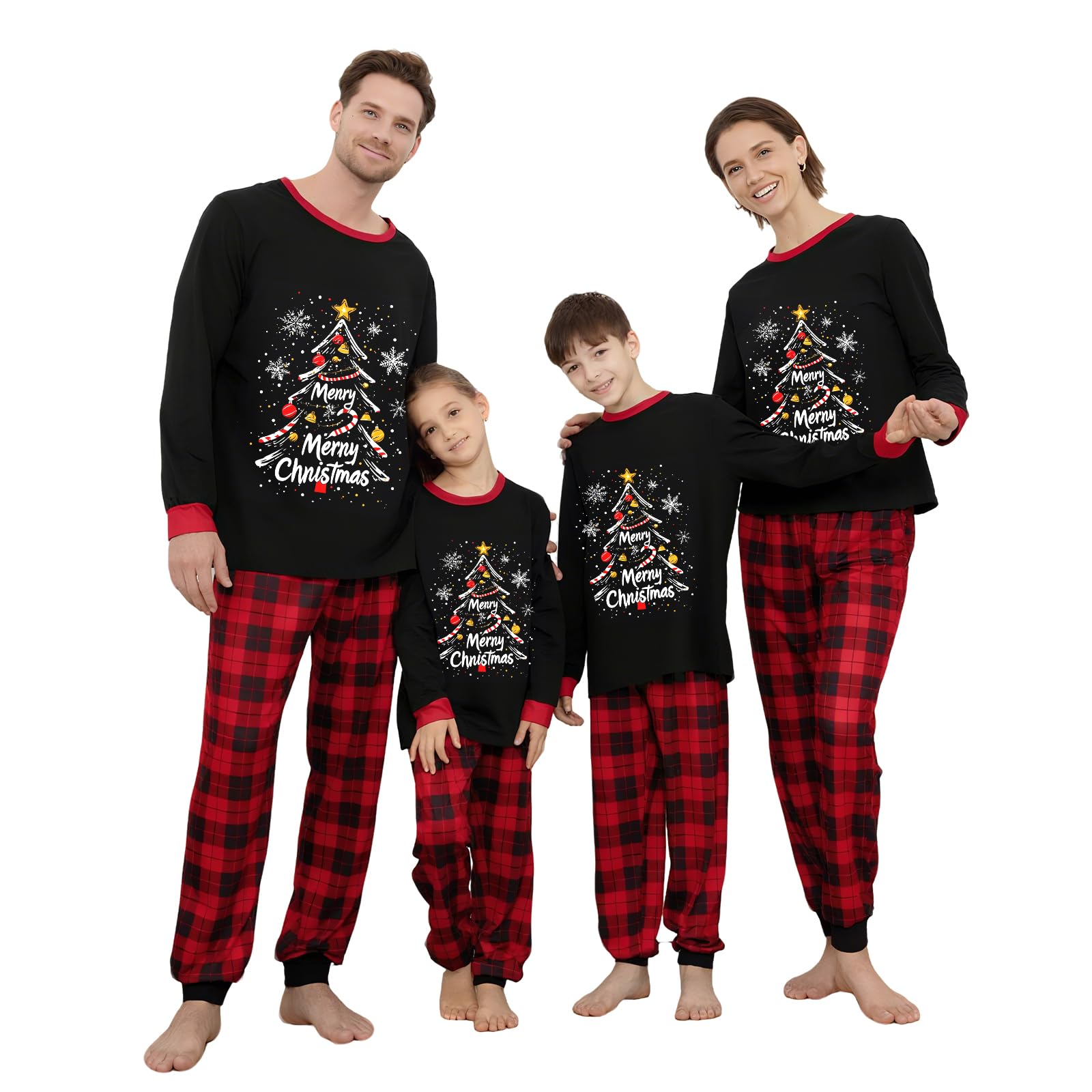 Family Christmas Pajamas Matching Sets Xmas Pjs
