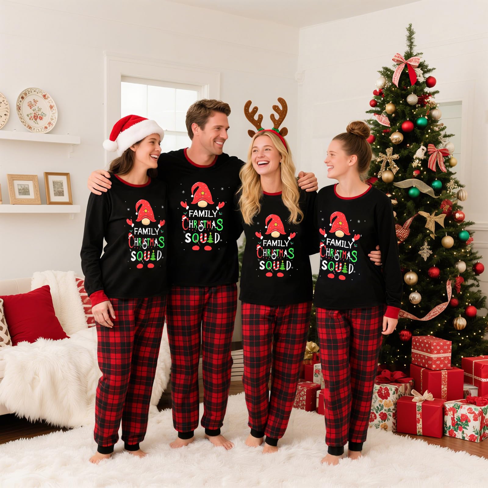 Family Christmas Pajamas Matching Sets Xmas Pjs