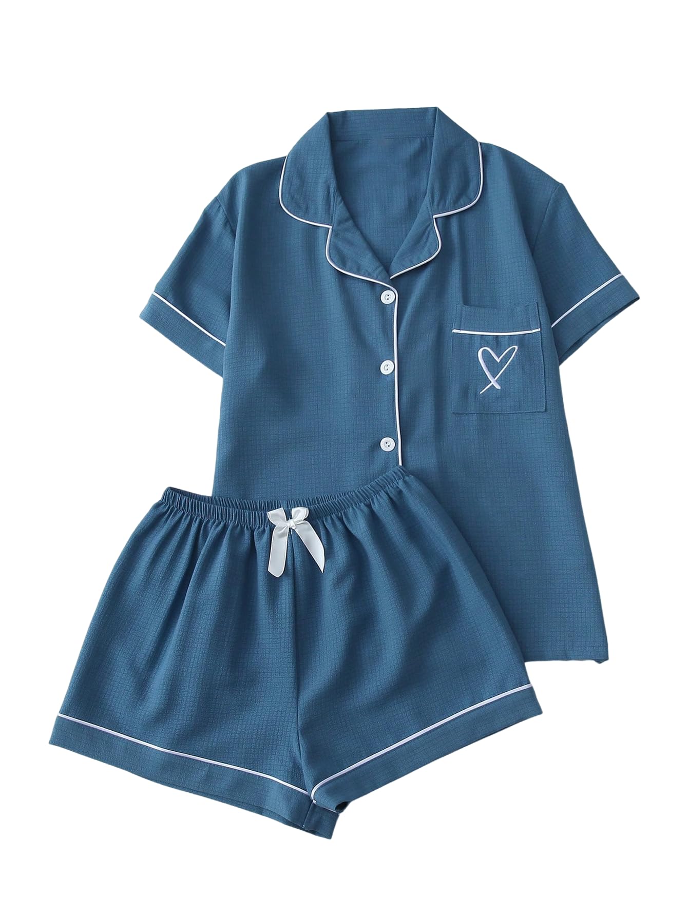Verdusa Pajamas For Women Set 2 Piece Cute Pjs Sleepwear Lounge Sets