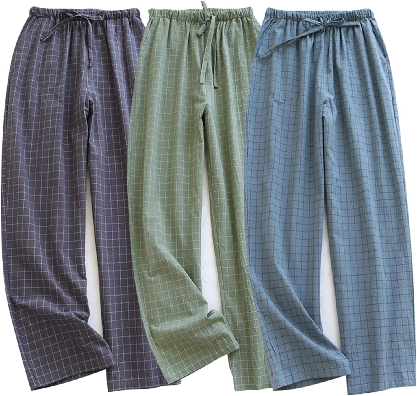 STMAHER Men's Plaid Pajama Pants Cotton Sleep Pants