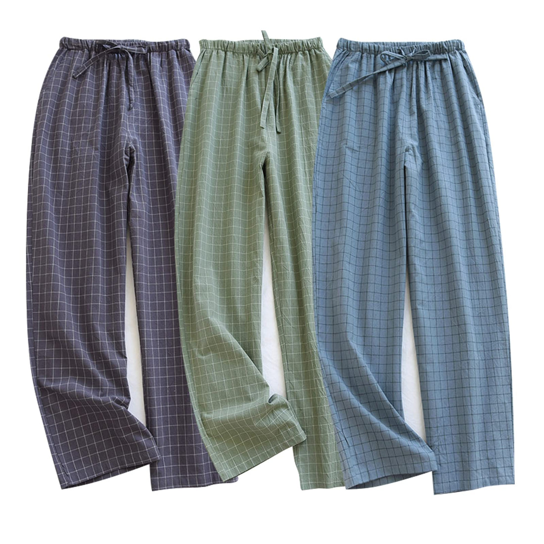 STMAHER Men's Plaid Pajama Pants Cotton Sleep Pants