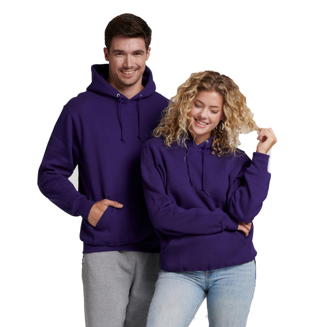 Russell Athletic mens Dri-power Fleece Hoodies, Moisture Wicking, Cotton Blend, Relaxed Fit, Sizes S-4x
