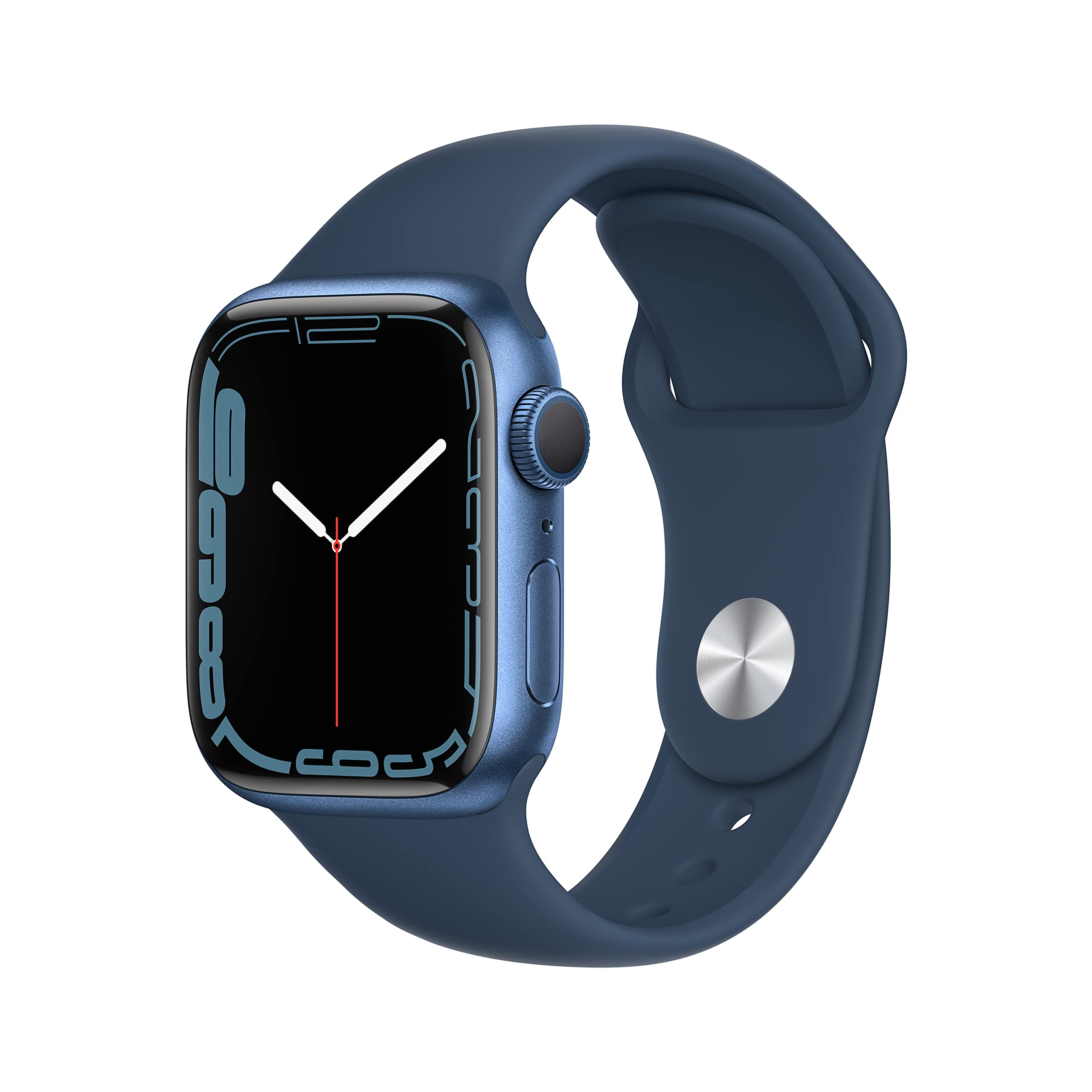 Apple Watch Series 7 [GPS + Cellular 45mm] Smart watch w/ (PRODUCT)RED Aluminum Case with (PRODUCT)RED Sport Band. Fitness Tracker, Blood Oxygen & ECG Apps, Always-On Retina Display, Water Resistant