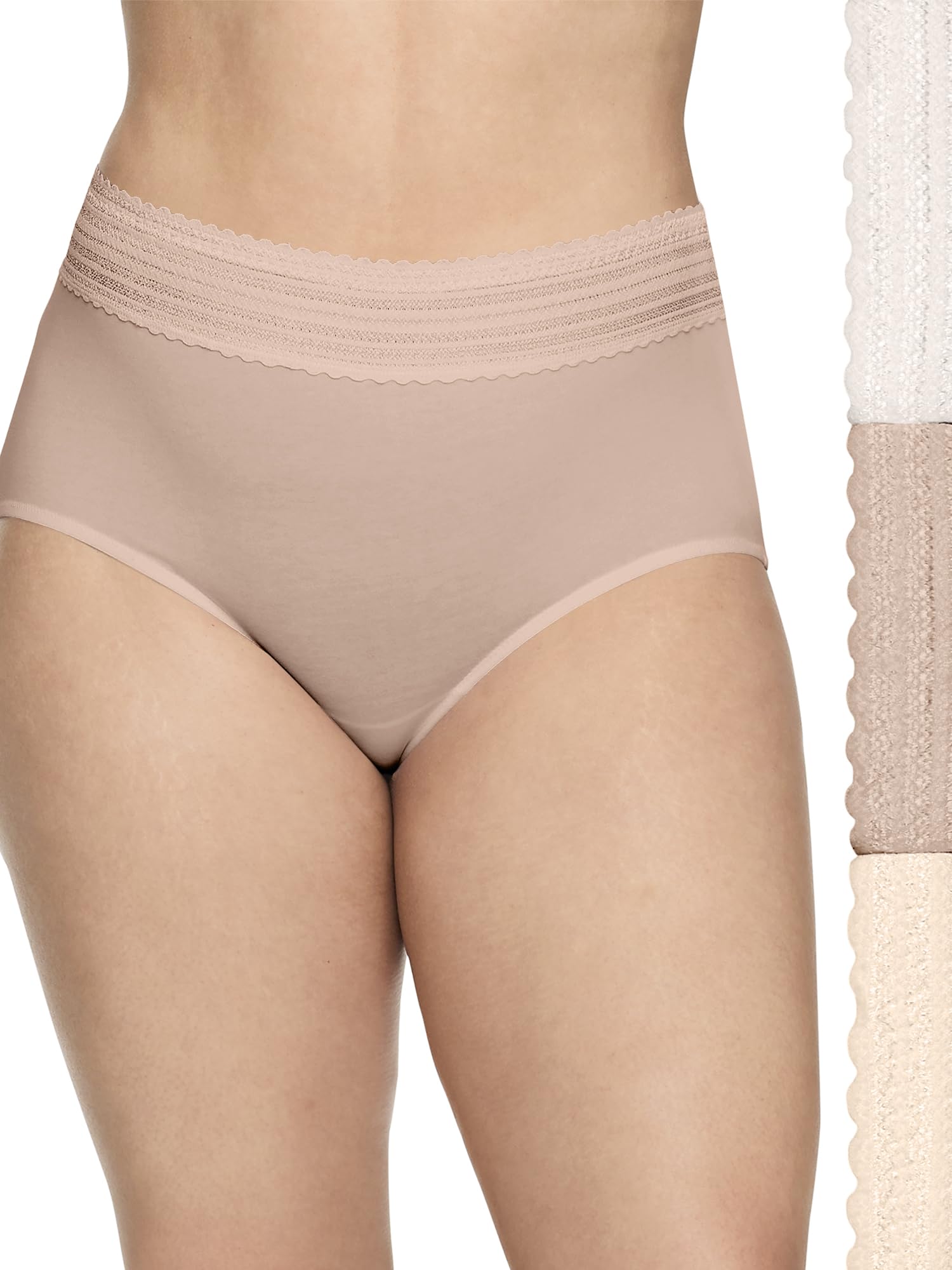Warner's Women's No Pinching No Problem 3-pack Dig-free High-waist Brief Rs2093p