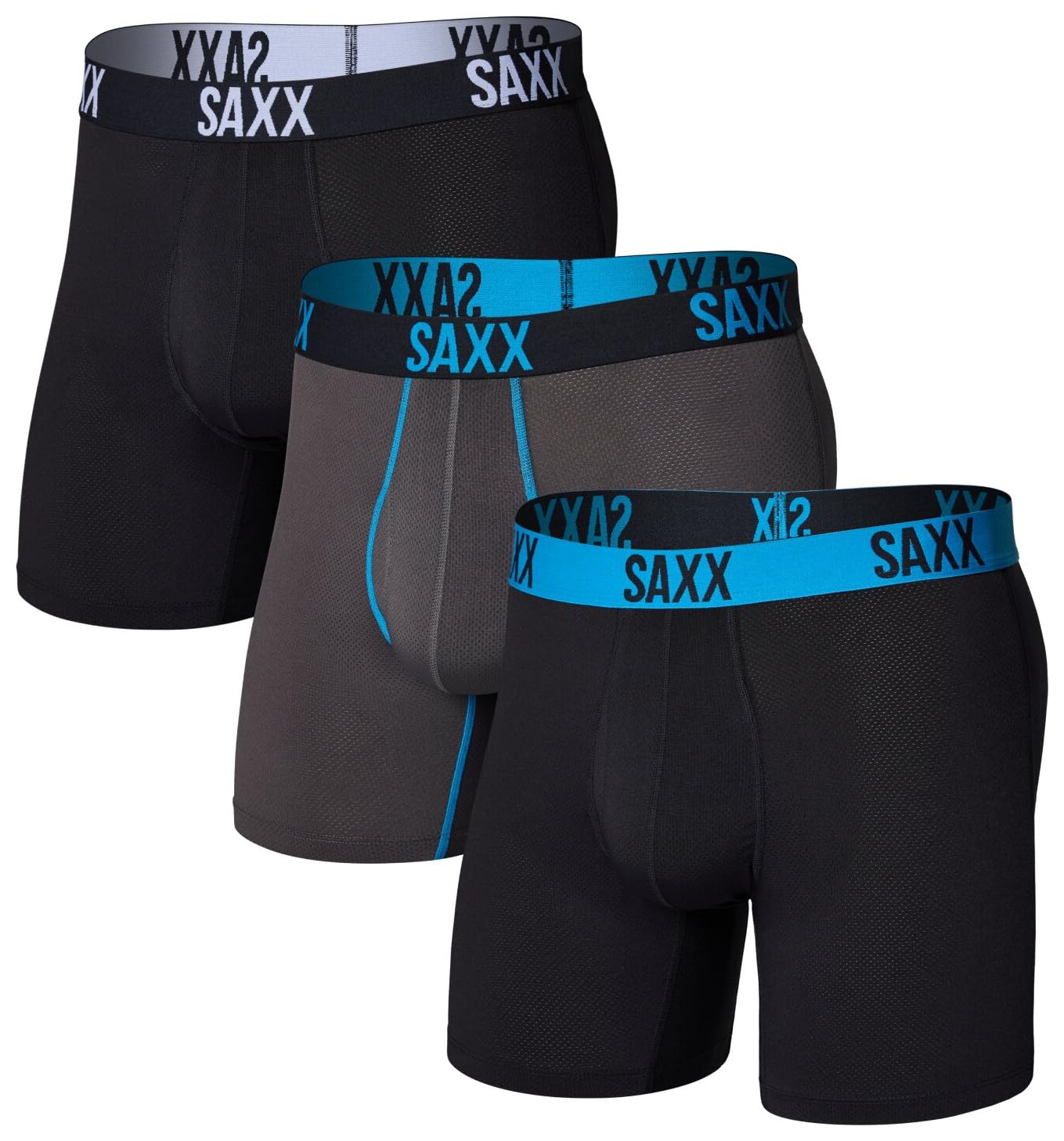 SAXX Underwear Co. Men's Core Performance Mesh Boxer Brief 3-Pack