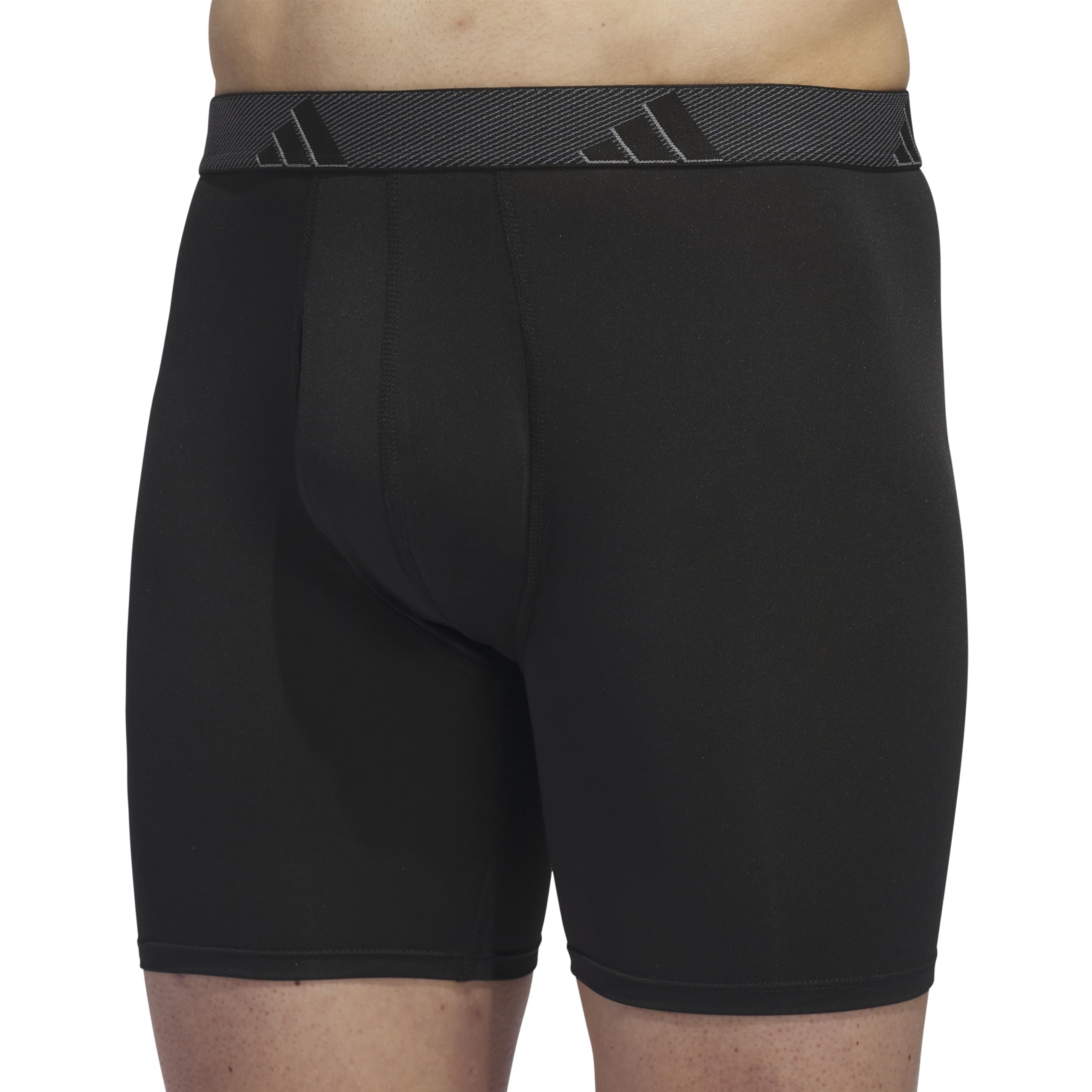 adidas Men's Microfiber Boxer Briefs Underwear (Multipack) Athletic Stretch-Fit