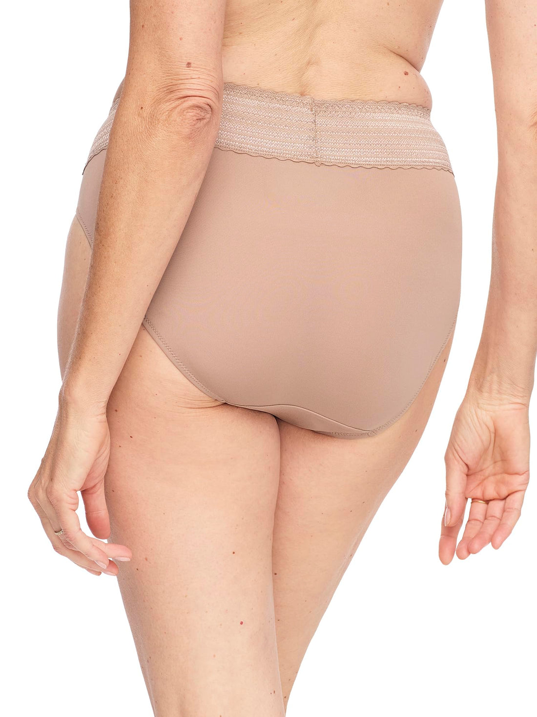 Warner's Women's No Pinching, No Problems® Cotton Blend Dig-free Comfort Waistband With Lace Hi-cut 3-pack Wrw263hc04