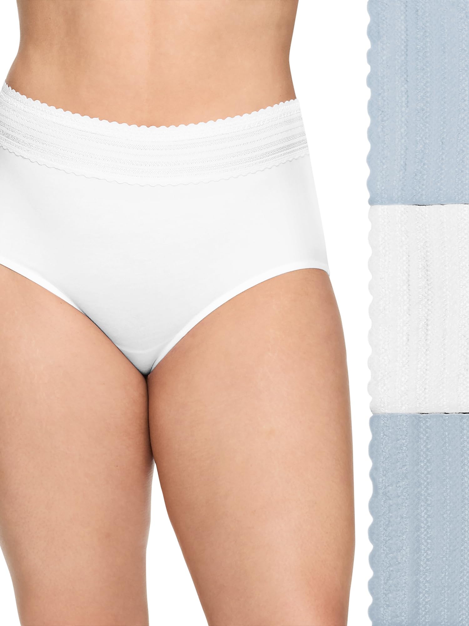 Warner's Women's No Pinching No Problem 3-pack Dig-free High-waist Brief Rs2093p