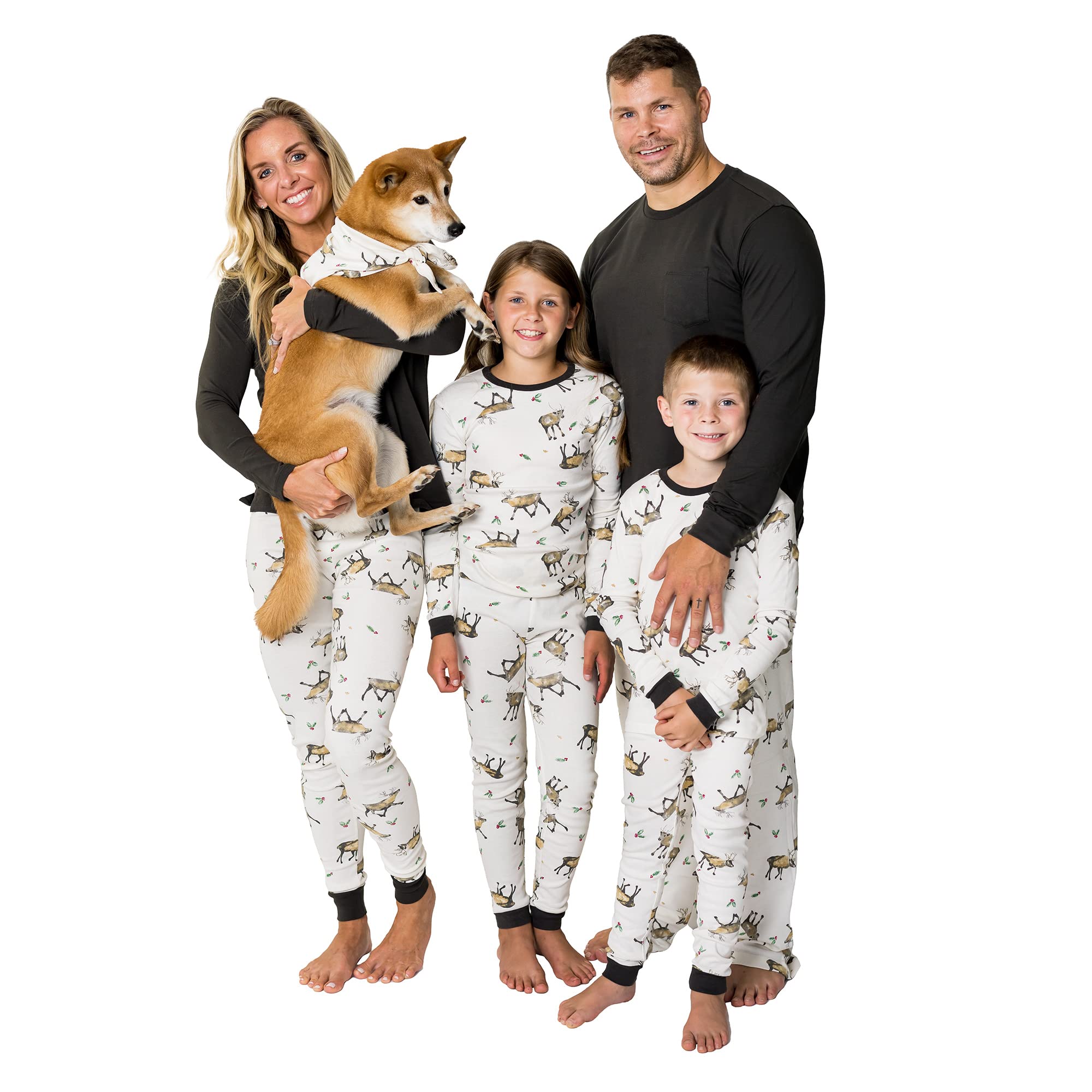 Burt's Bees Baby Matching Family Jammies, Organic Cotton, Holiday Pajamas