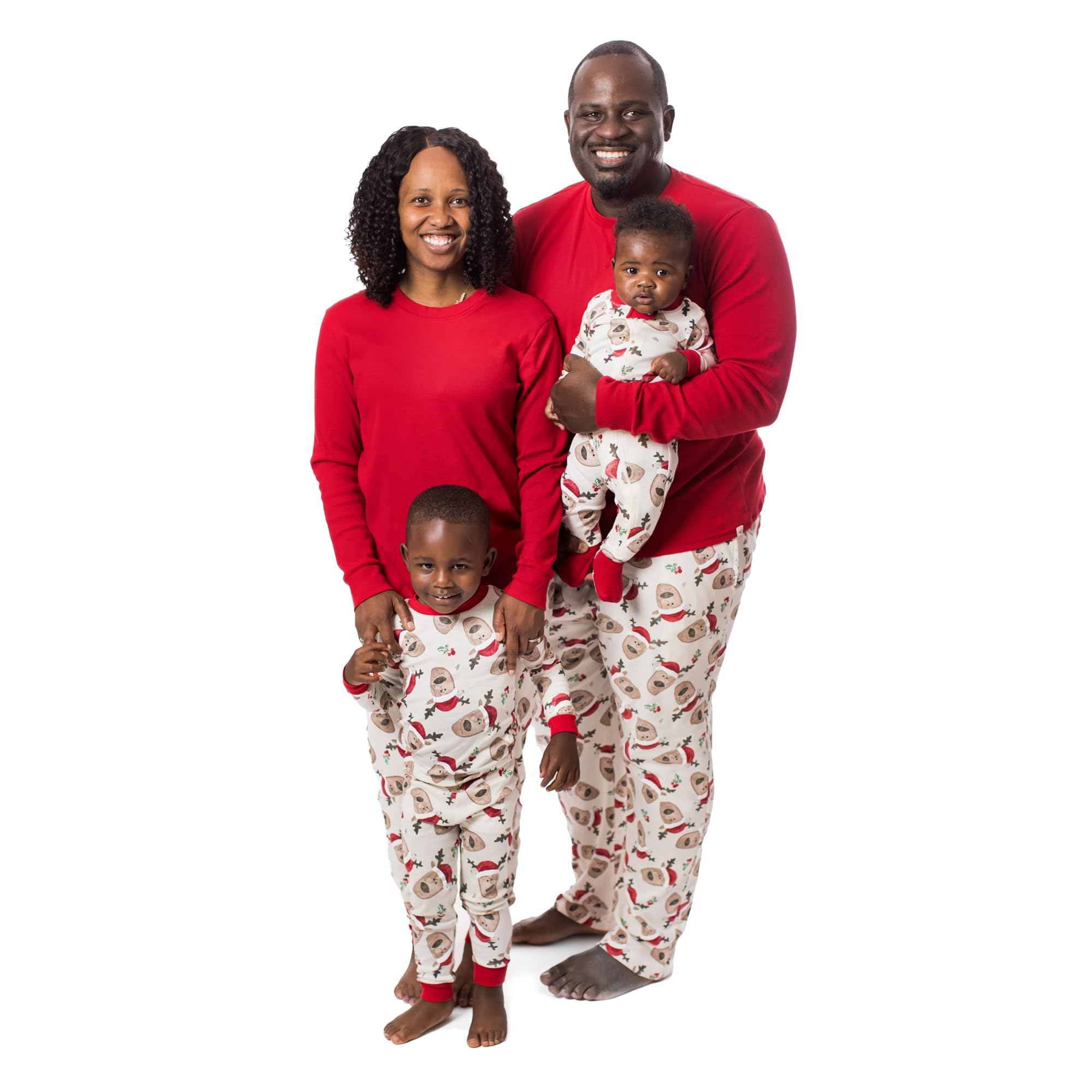 Burt's Bees Baby Matching Family Jammies, Organic Cotton, Holiday Pajamas