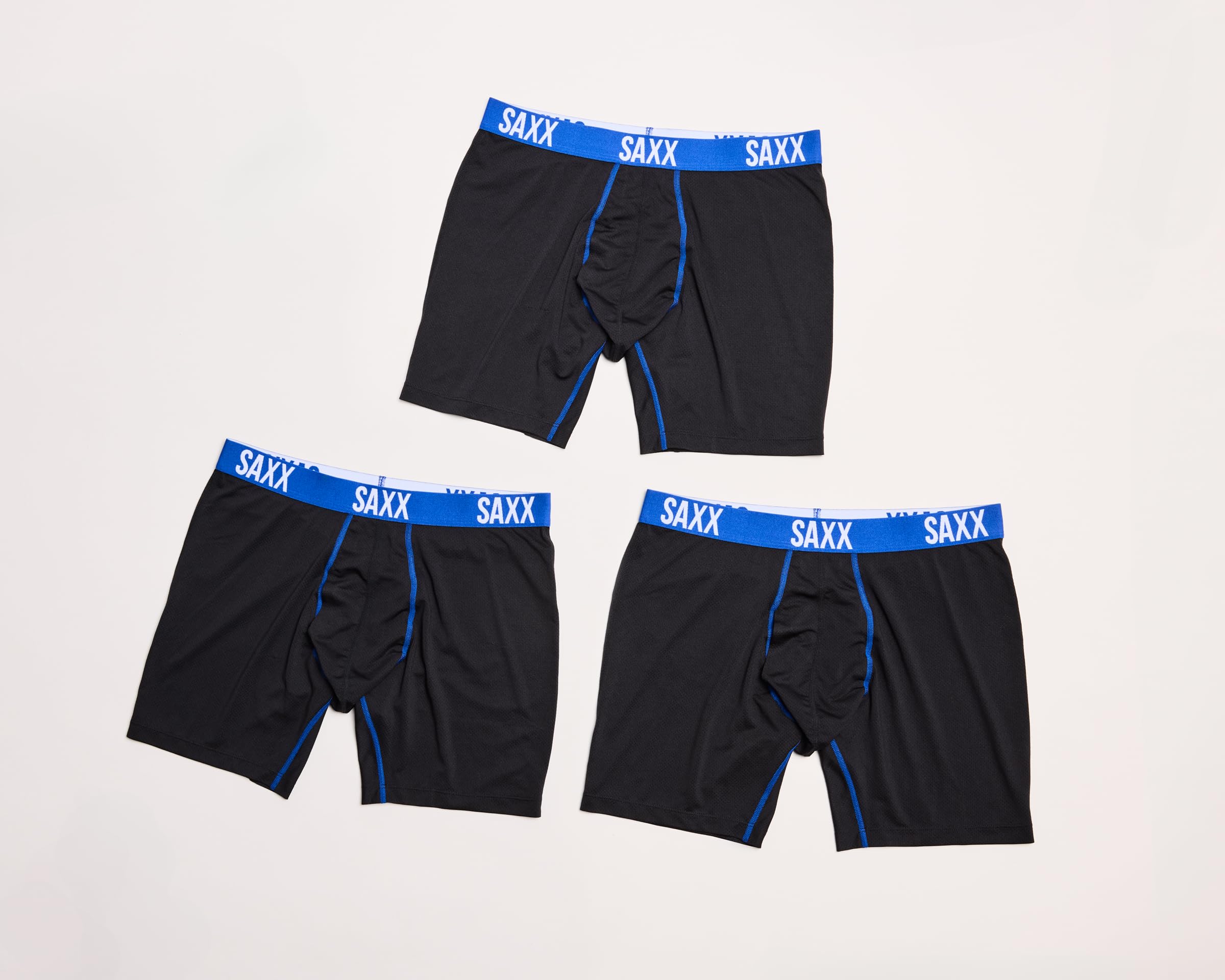 SAXX Underwear Co. Men's Core Performance Mesh Boxer Brief 3-Pack
