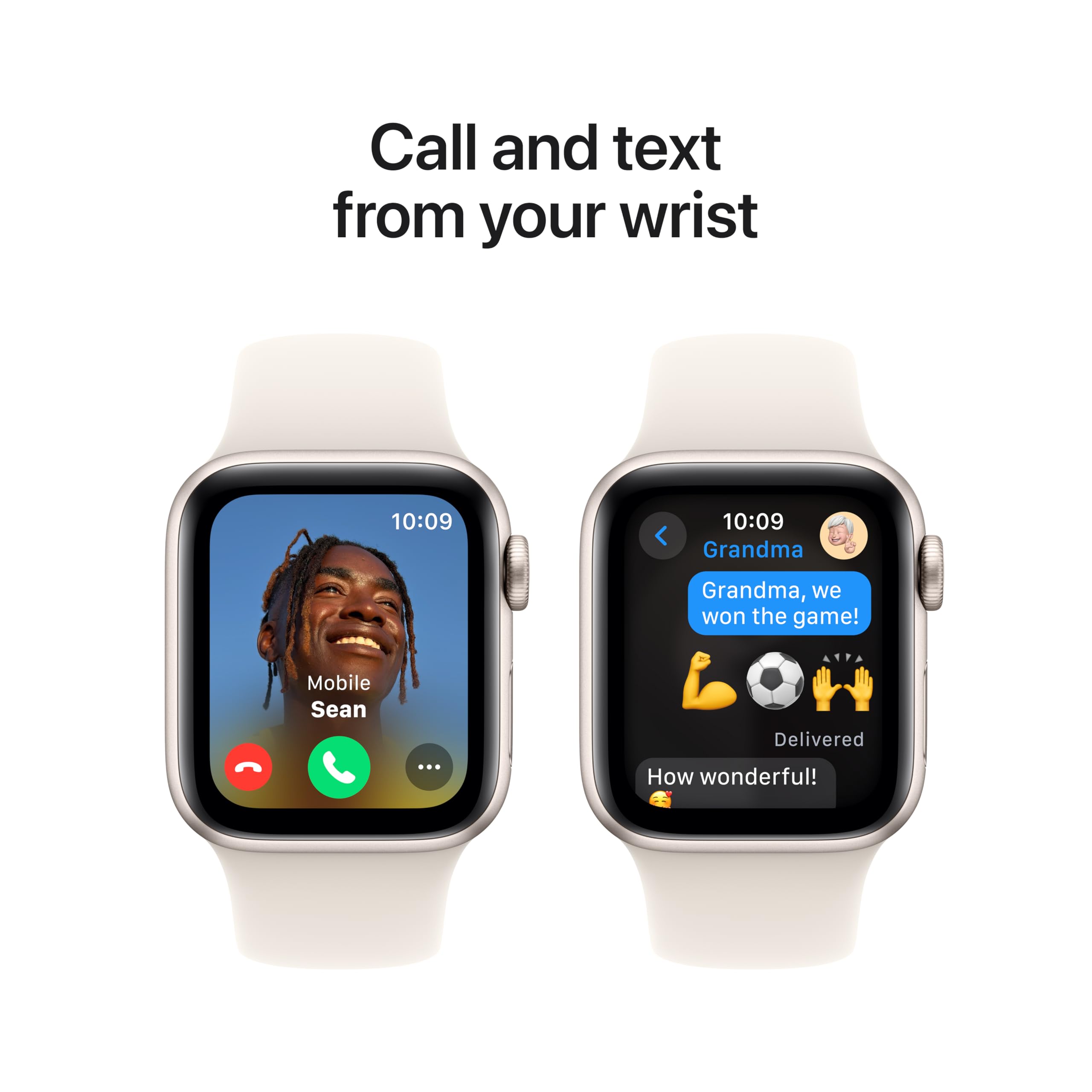 Apple Watch SE (2nd Gen) [GPS 40mm] Smartwatch with Midnight Aluminum Case with Midnight Sport Band S/M. Fitness and Sleep Trackers, Crash Detection, Heart Rate Monitor, Retina Display