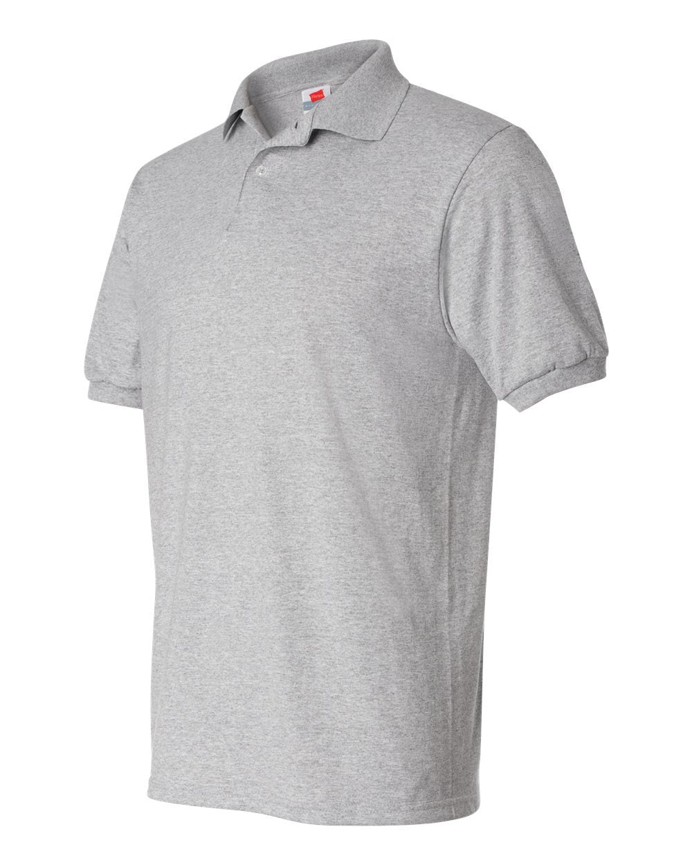 Hanes Mens EcoSmart Jersey Polo Shirt, Short-Sleeve Shirts for Men, T-Shirt, 2-Pack