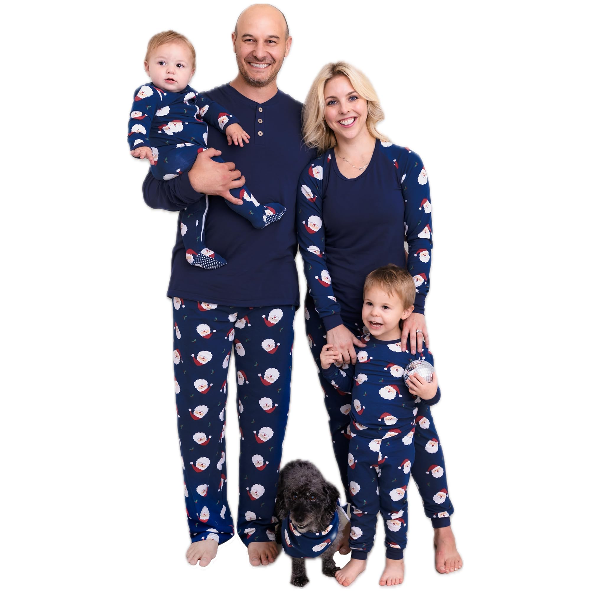 Holiday Family Matching Pajamas sets Organic Cotton Christmas/Halloween Family PJs for Adults, Kids, Baby And Pets