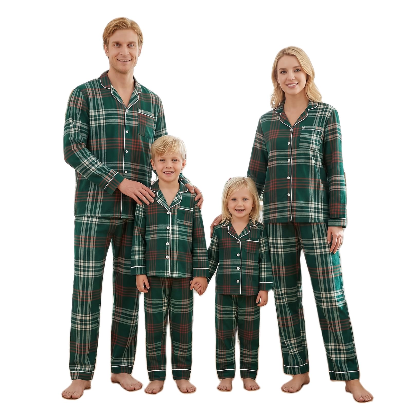 Christmas Pajama Family Matching Pajamas Sets Christmas Pjs Sleepwear Outfits for Christmas Holiday Xmas Party