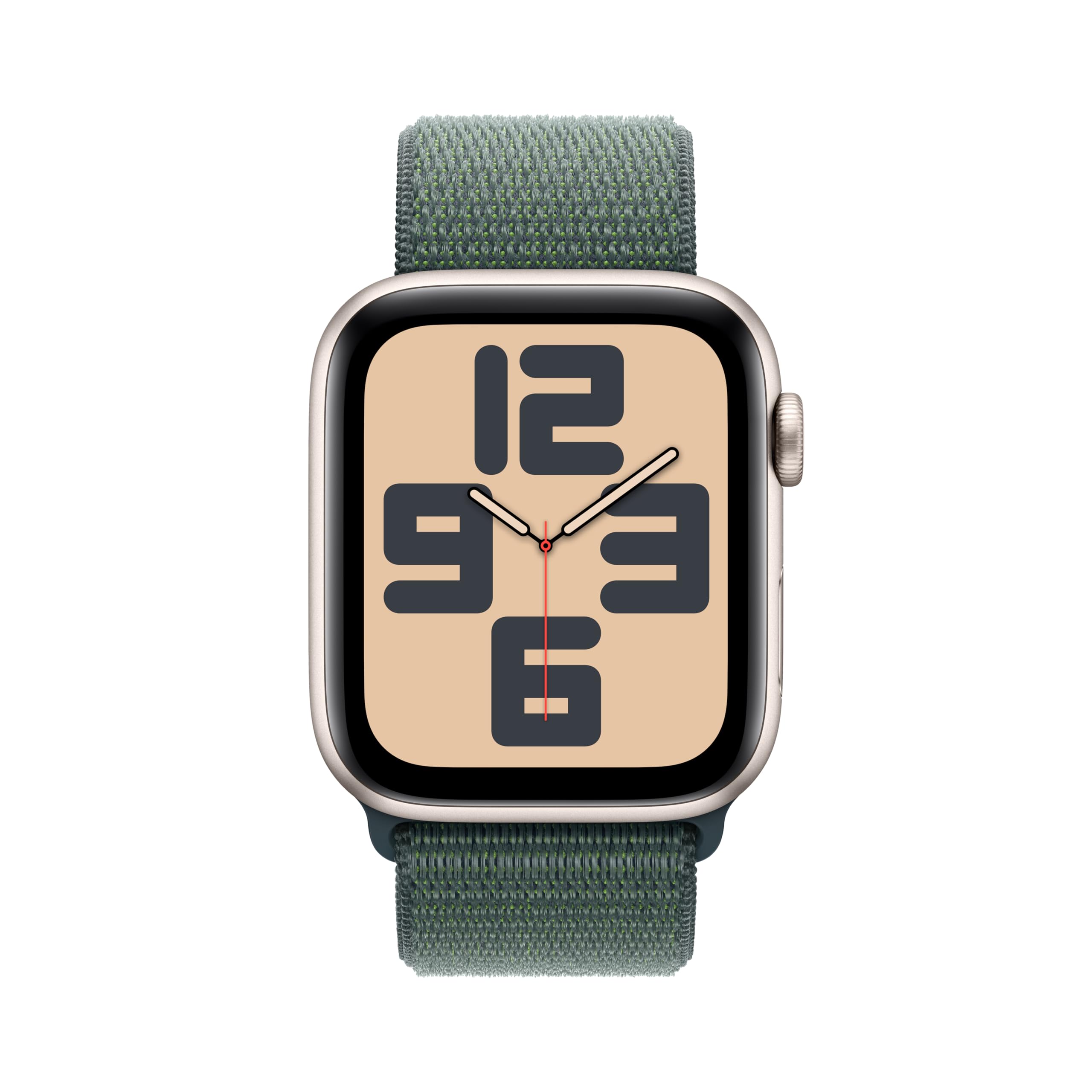 Apple Watch SE (2nd Gen) [GPS 40mm] Smartwatch with Starlight Aluminum Case with Starlight Sport Band S/M. Fitness and Sleep Trackers, Crash Detection, Heart Rate Monitor, Retina Display