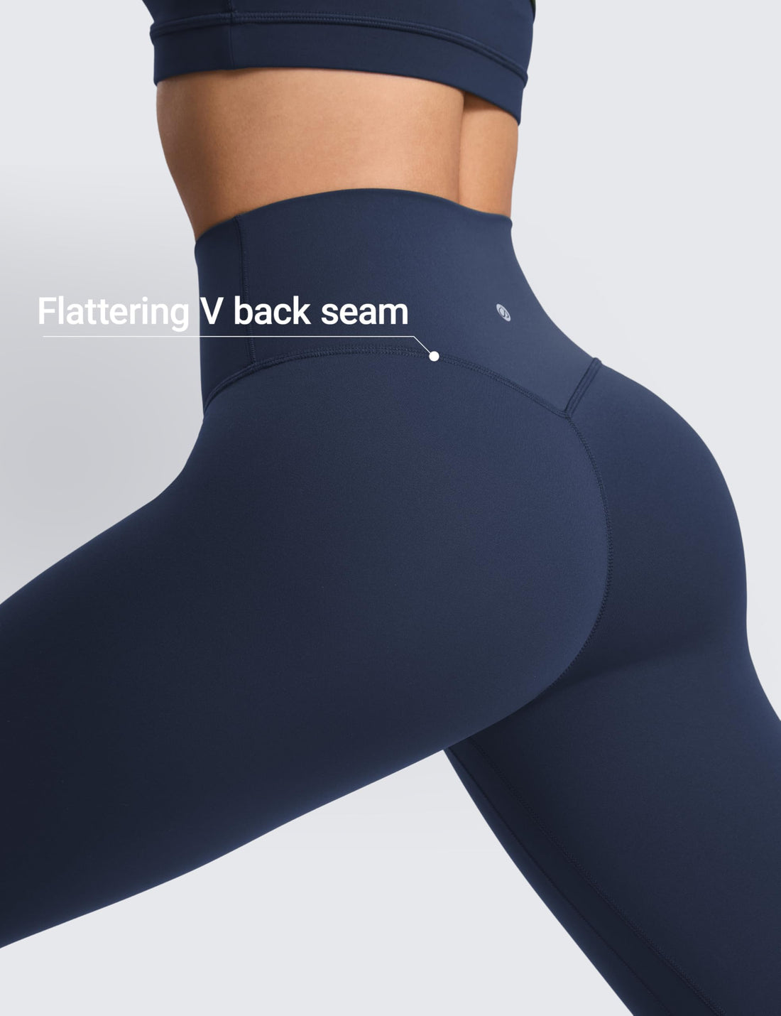 CRZ YOGA SculptAir No Front Seam Leggings 25"