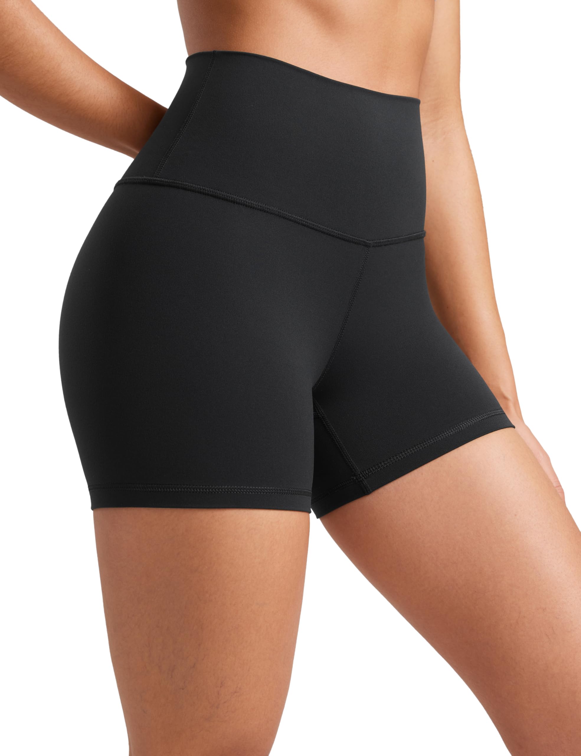 CRZ YOGA Butterluxe Biker Shorts 4" | Extremely Soft, Gentle Compression, Yoga, High Waisted, for Women