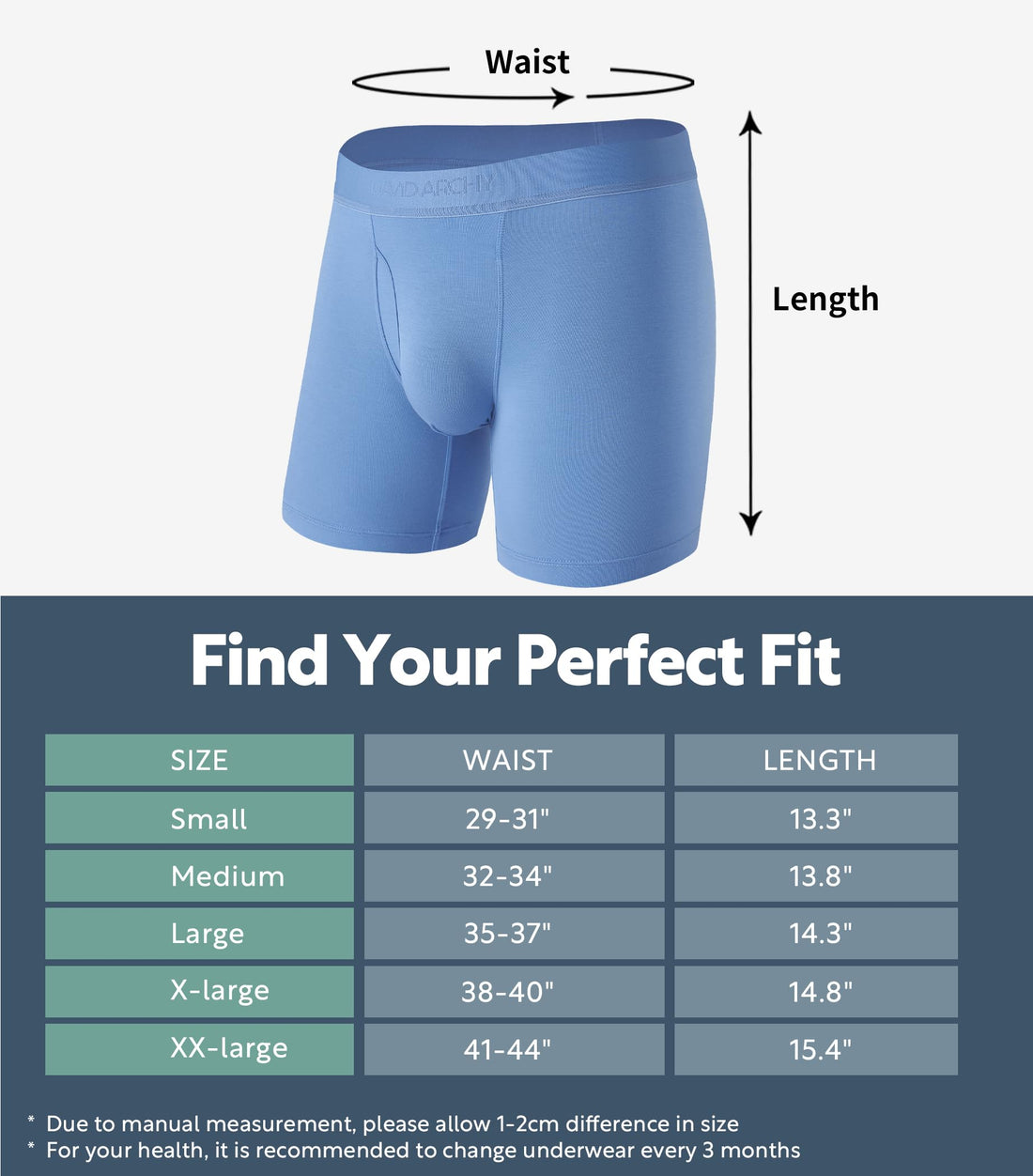 DAVID ARCHY Mens Underwear Breathable Silky Soft Modal Boxer Briefs for Men Pack 4, Wide Waistband No Ride Up