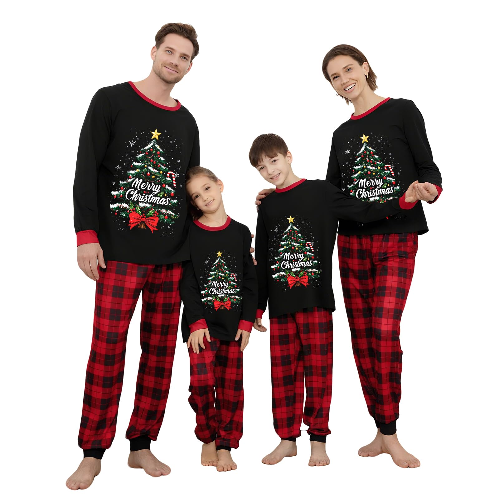 Family Christmas Pajamas Matching Sets Xmas Pjs
